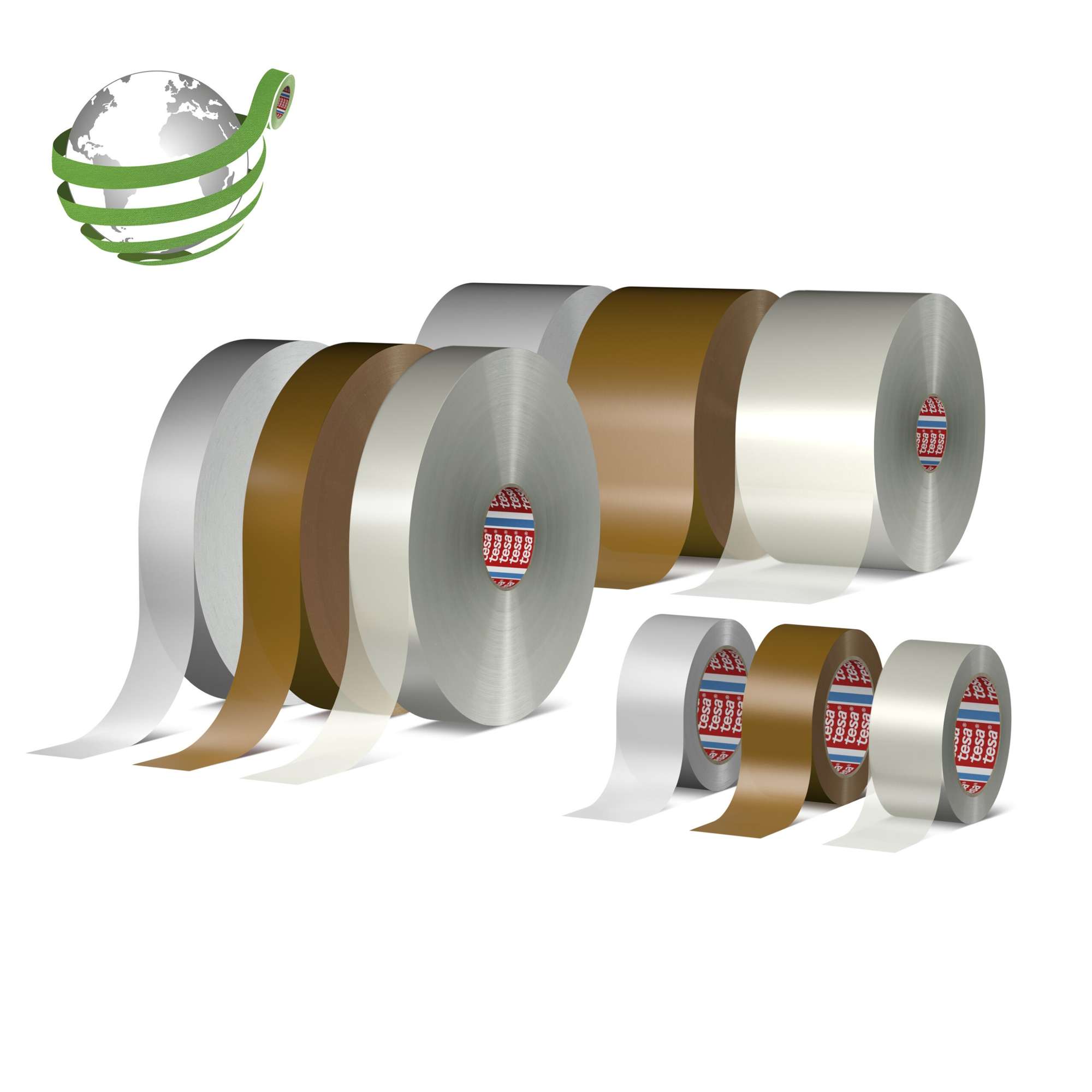 tesa 60412 Packband aus recyceltem Polyester