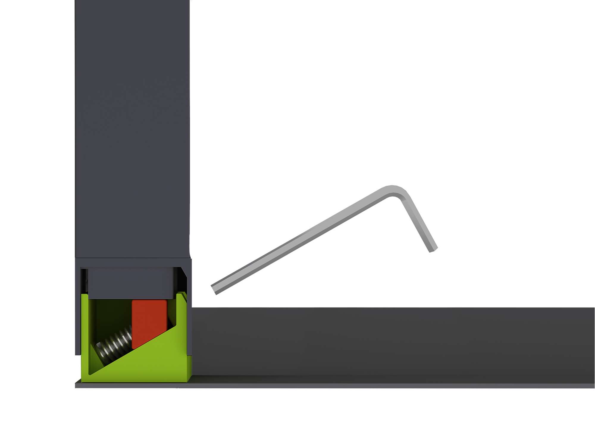 002-3522 IS-A-Alu-Rollo Tür 150 x 220 cm anthrazitgrau autoSTOP