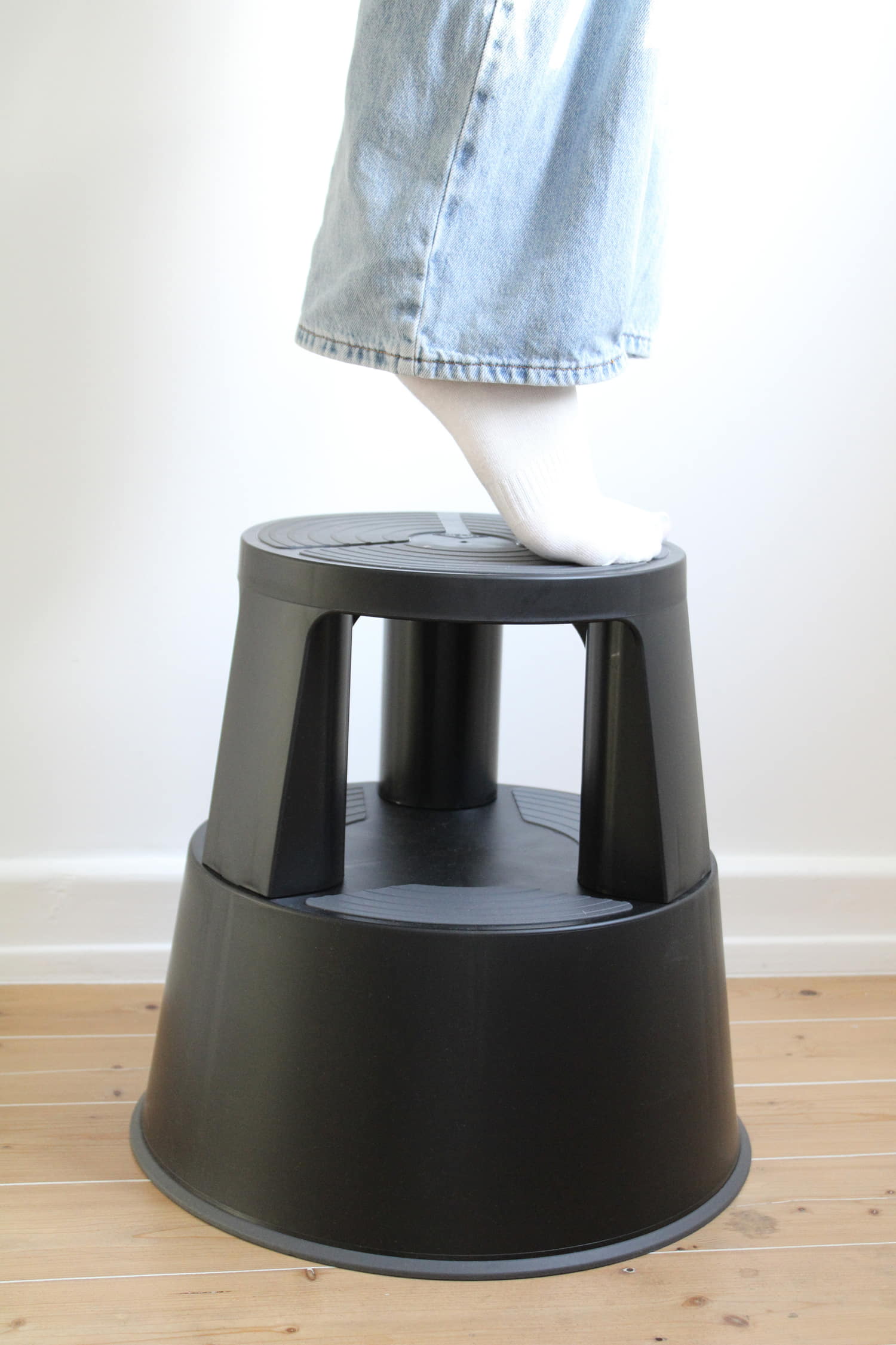 WEDO Rollhocker SuperStep schwarz, Kunststoff