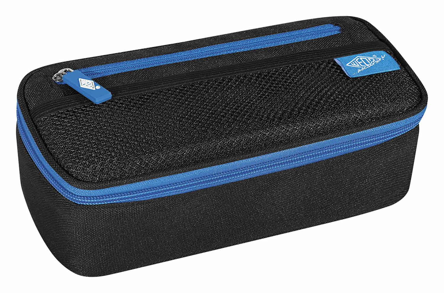 WEDO Mäppchen Schlamperbox, schwarz/hellblau