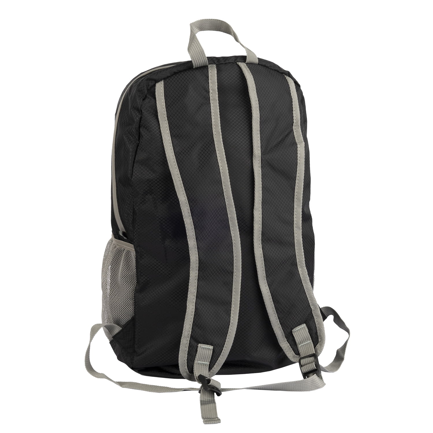 WEDO Rucksack faltbar schwarz, wasserabweisend, Nylon