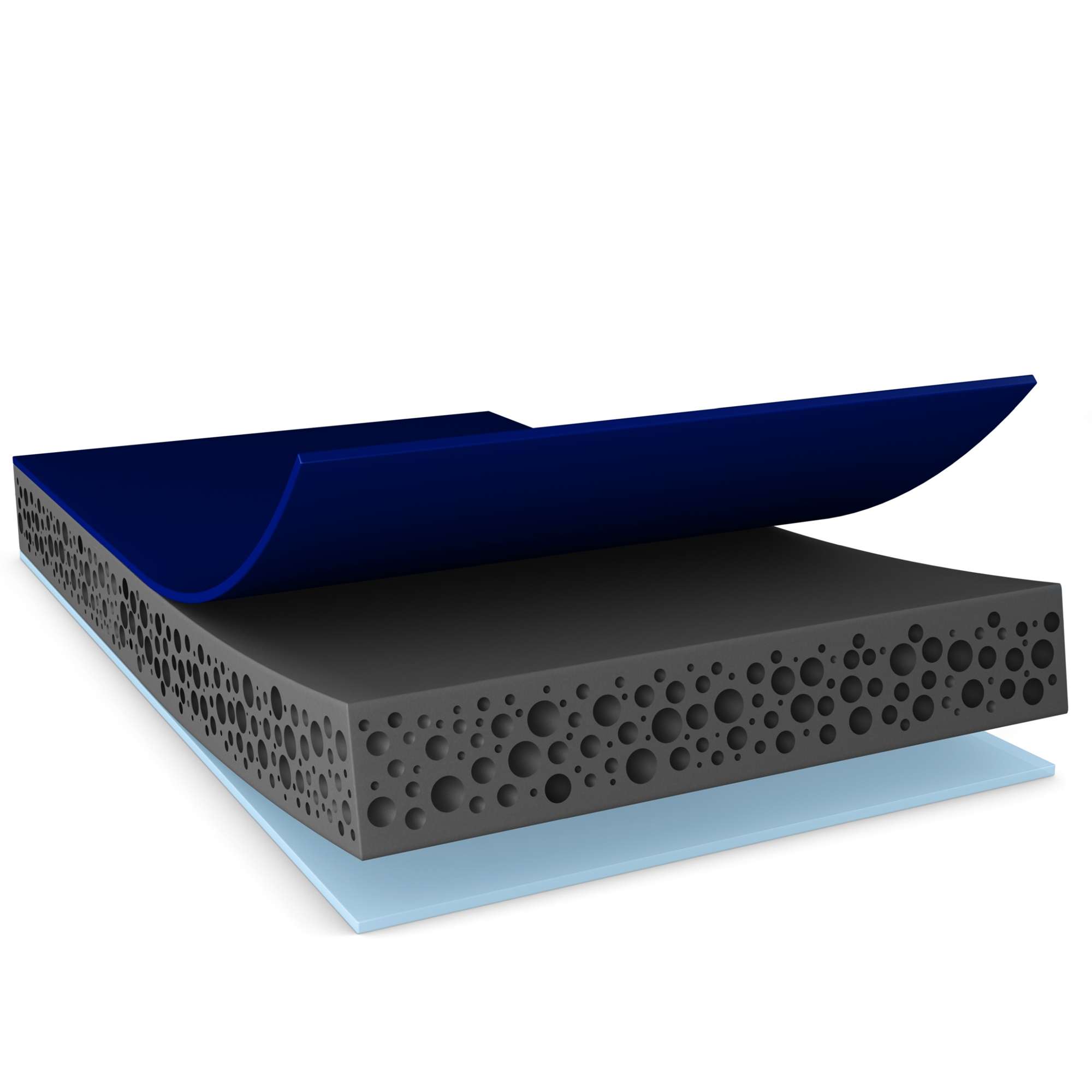 tesa ACXplus 77708 Primerless Line Acrylatschaum-Klebeband, 33 m x 75 mm, grau