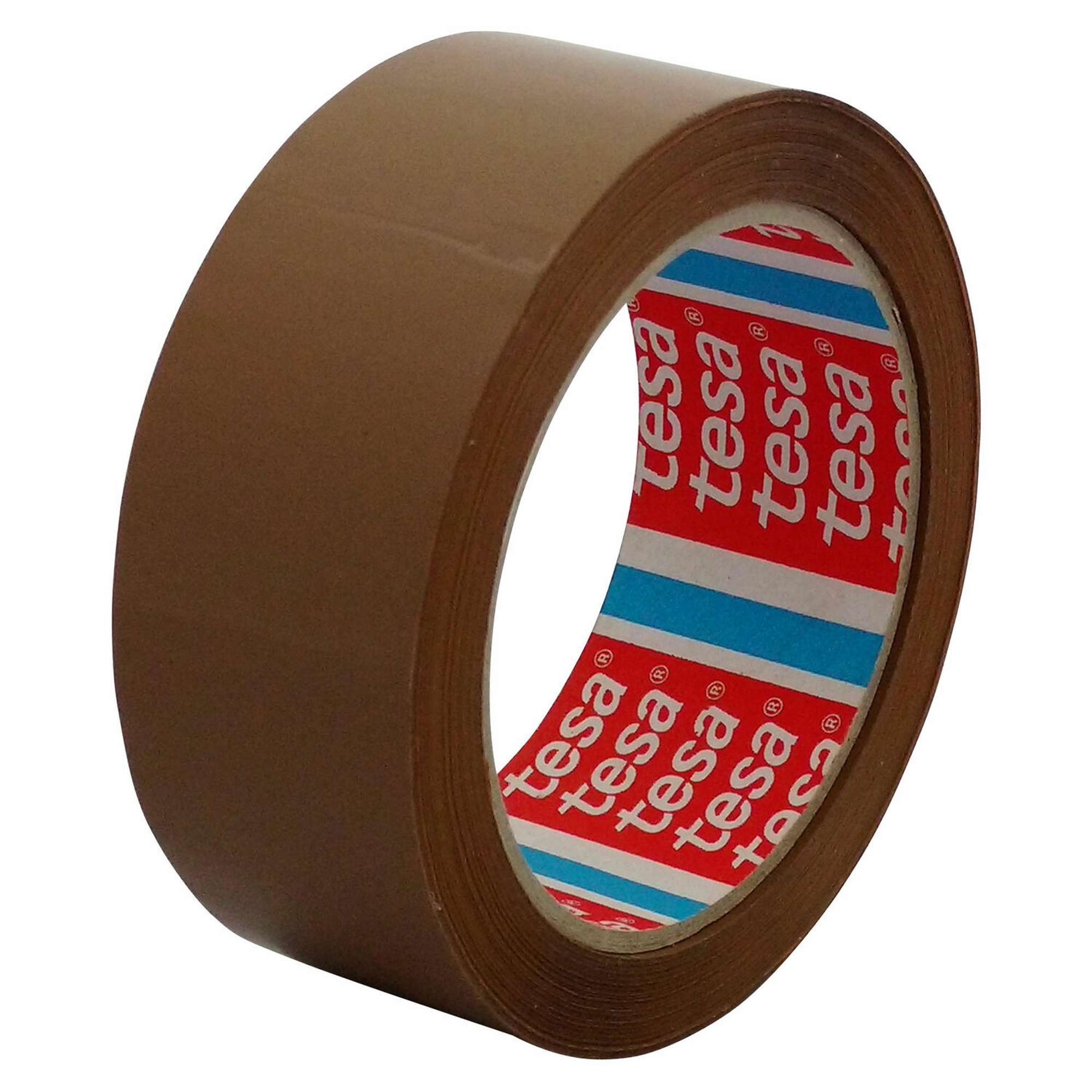 4024-004 tesa 4024 PP Packband leise, 66 m x 38 mm, braun