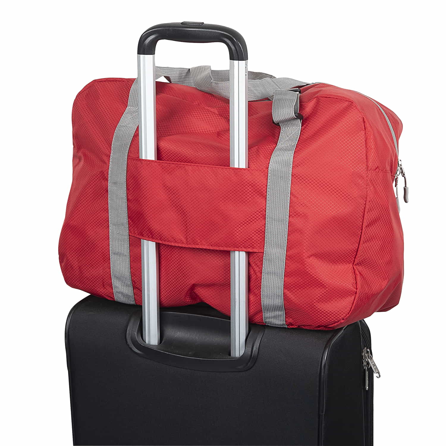 WEDO Gepäcktasche faltbar rot, wasserabweisend, Nylon