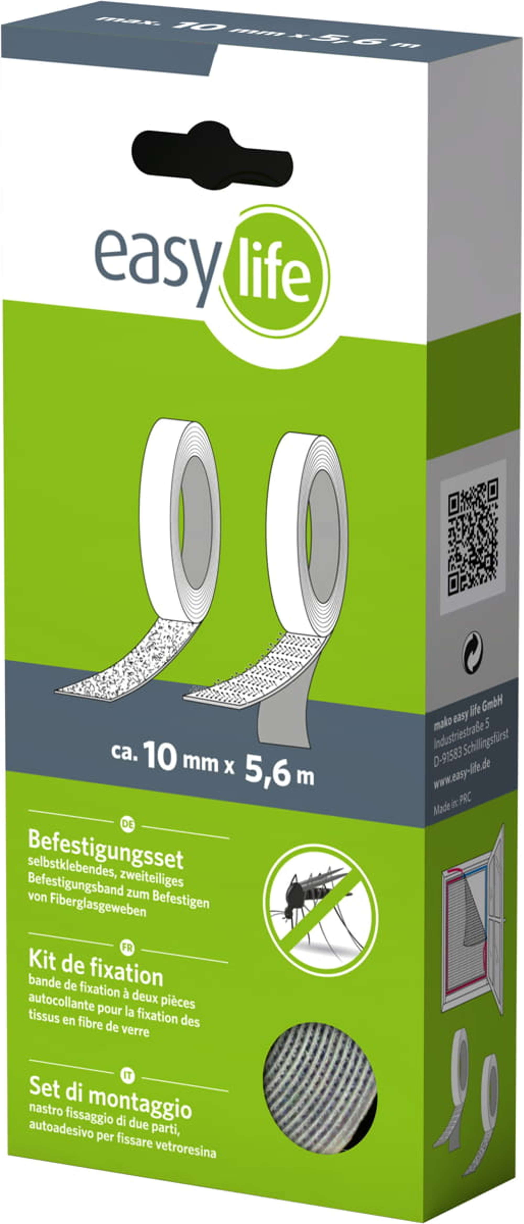 IS-Befestigungsset fuer Fiberglas 560 cm weiss