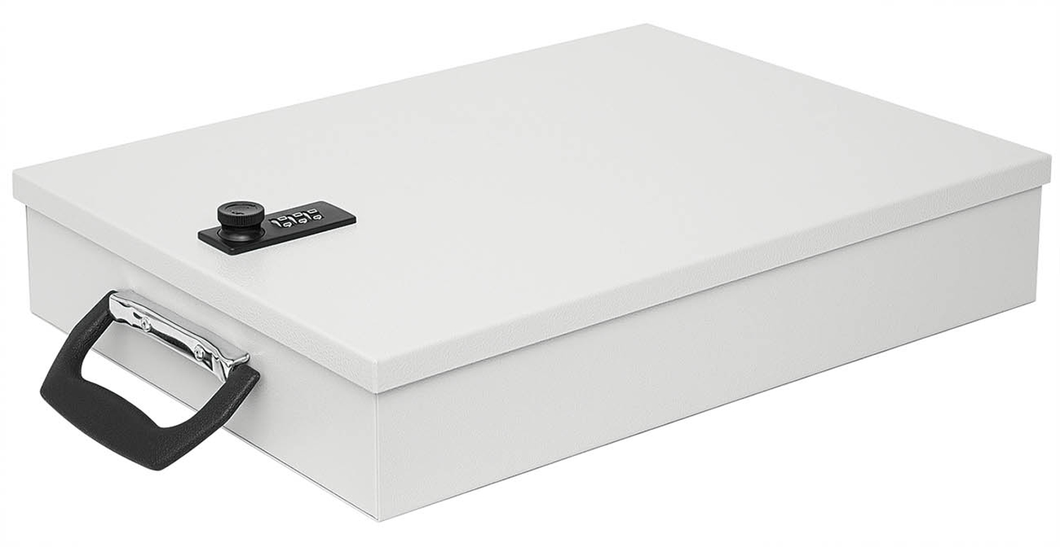 WEDO Doku Kassette A4 lgrau, mit Zahlenschloss