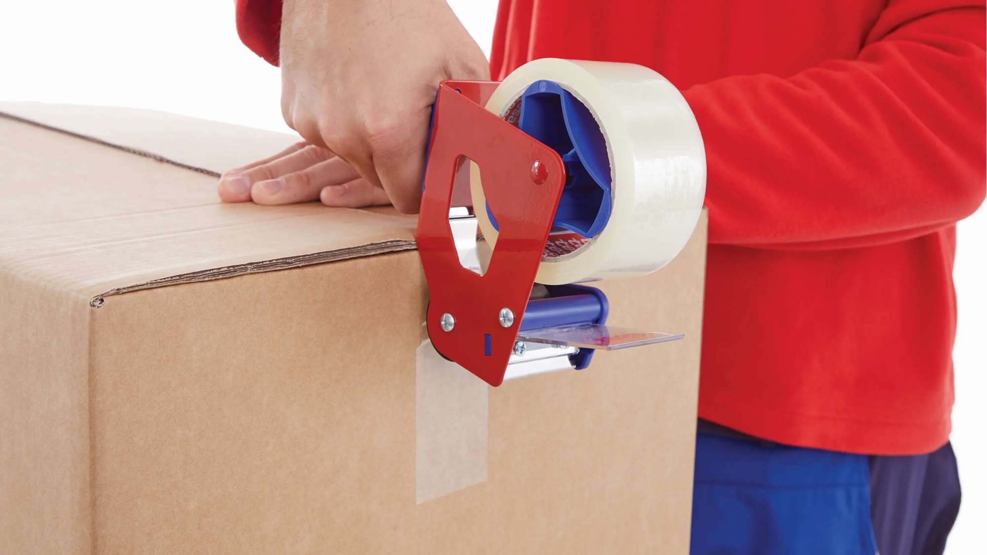 64014-001 tesa 64014 Packband PP leise, 66 m x 50 mm, braun