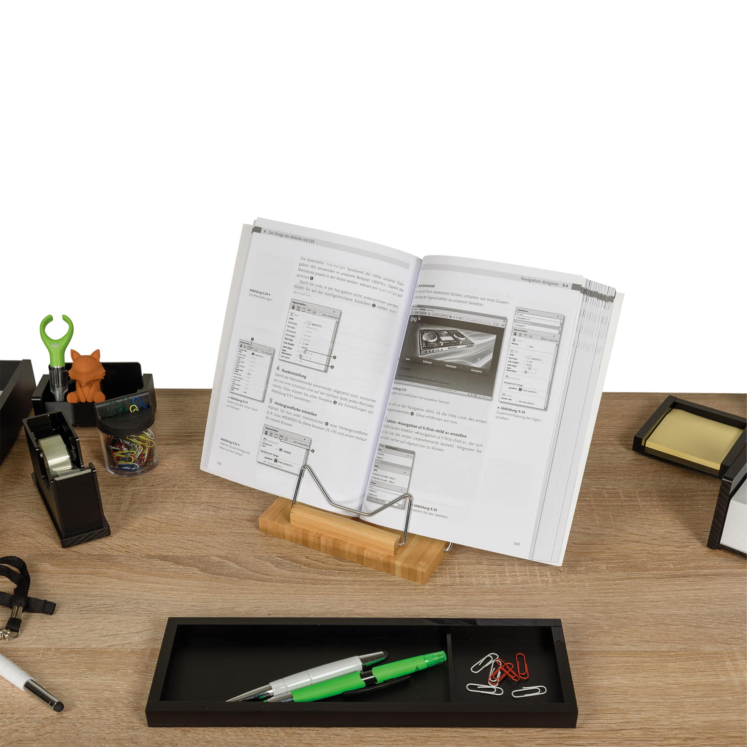 WEDO Leseständer Holz Bambus br