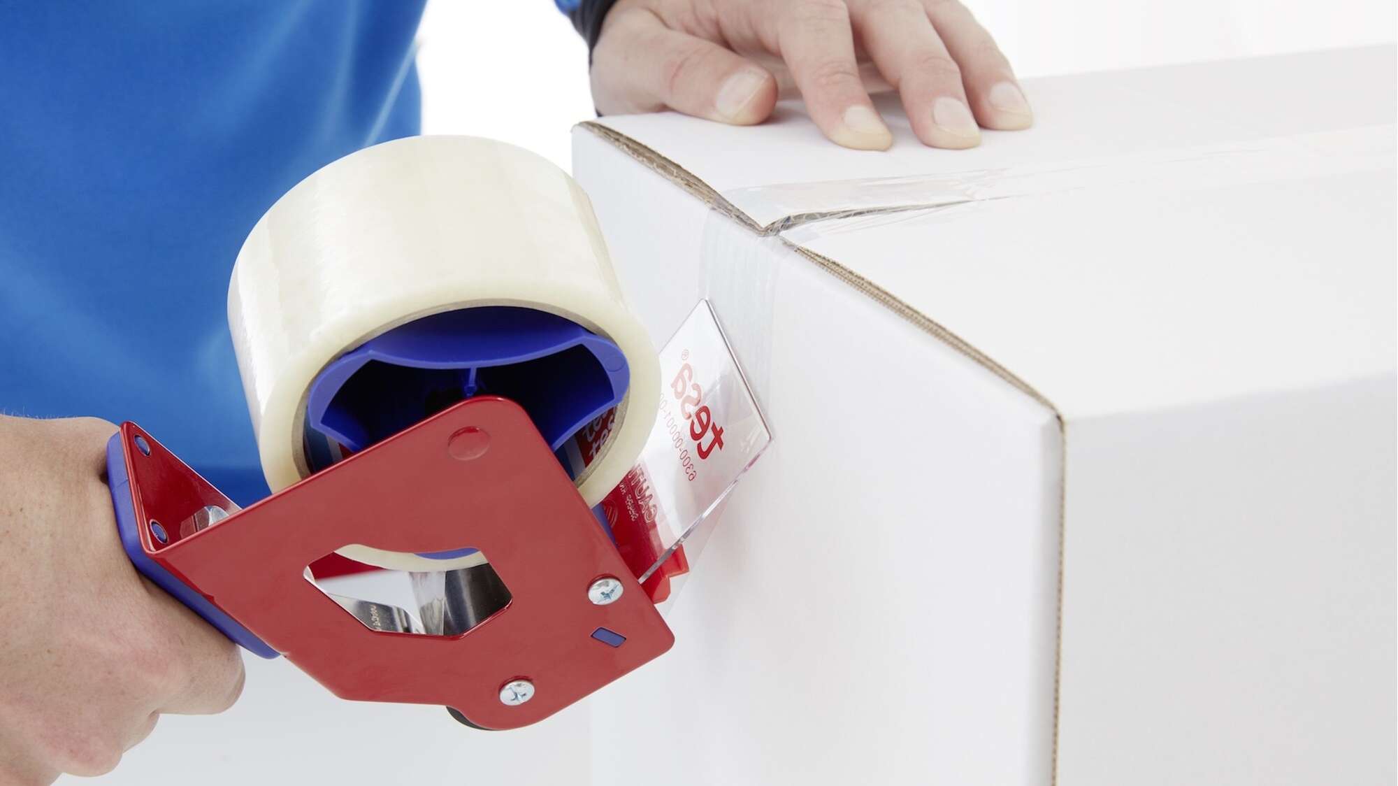 tesapack 4282 PP Leicht abrollbares PP-Verpackungsklebeband, 1000 m x 50 mm, transparent