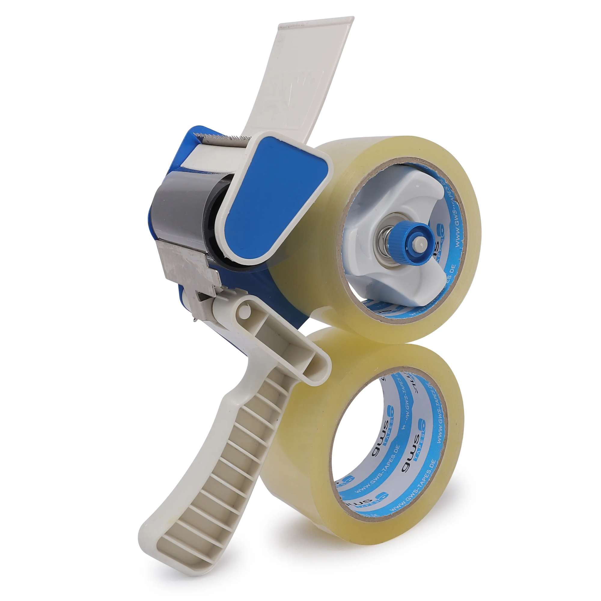 405062P gws PROMO Set Handabroller + 2 Rollen gws Packband, Abroller + 2 Rollen 66 m x 50 mm