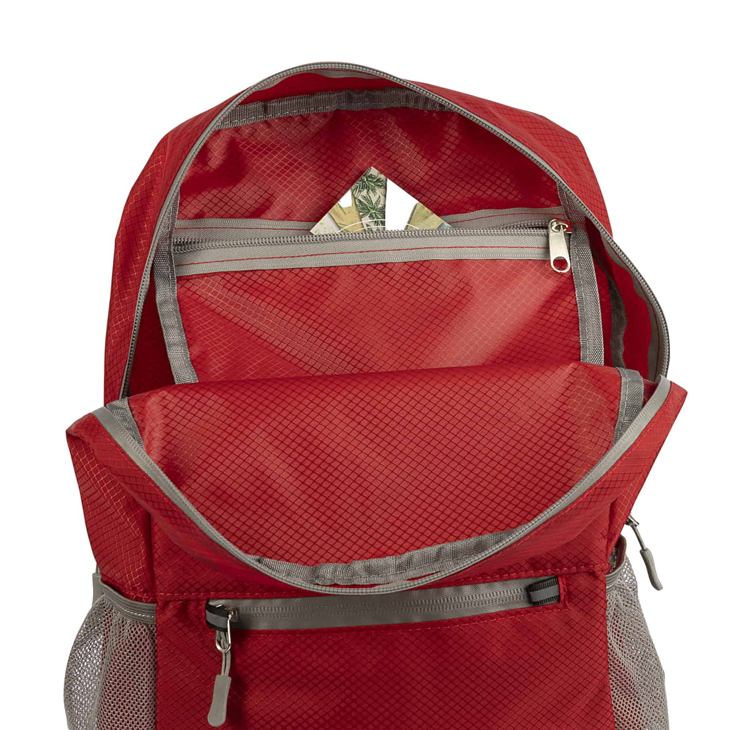 WEDO Rucksack faltbar rot, wasserabweisend, Nylon