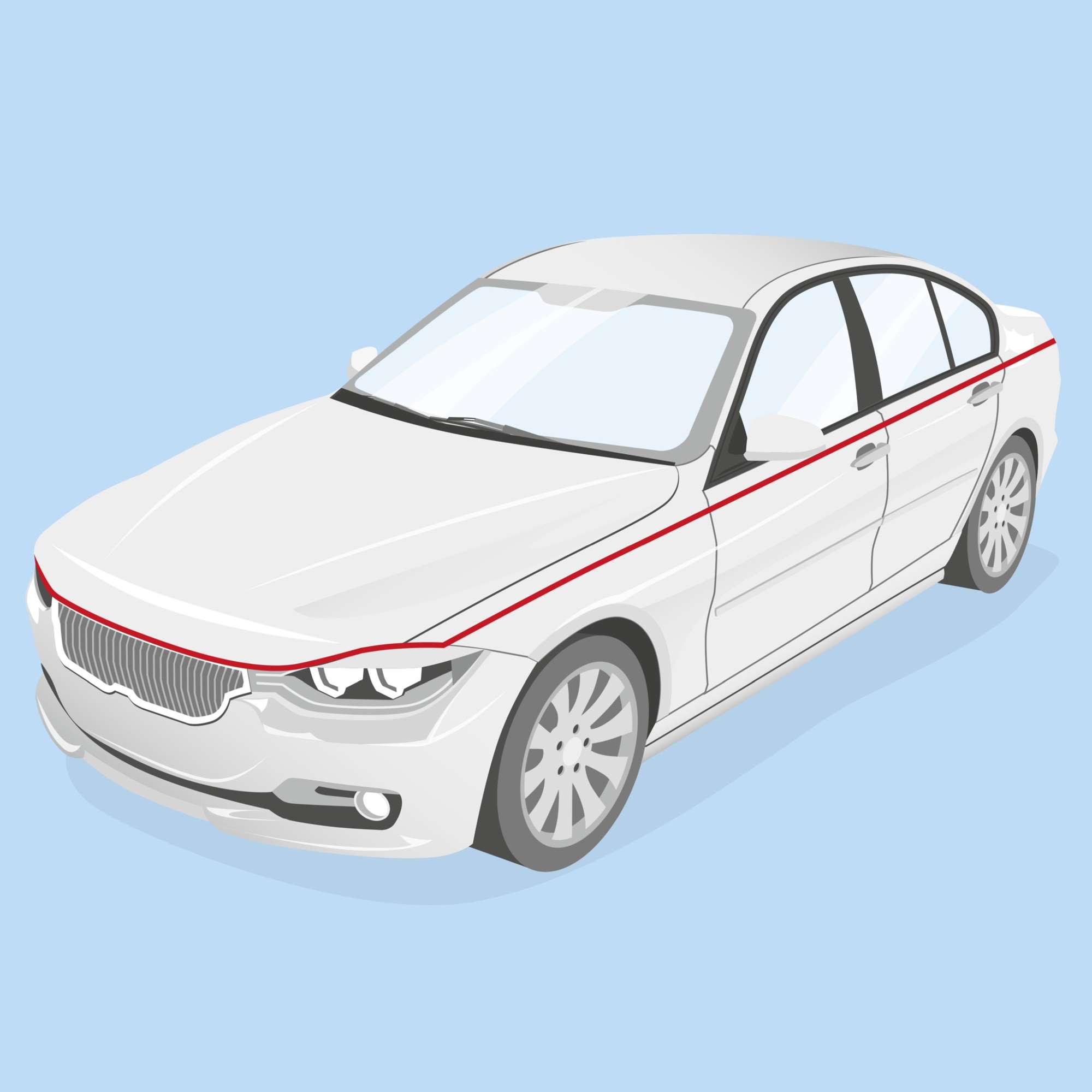 4185-PARENT tesa 4185 Hochtemperaturbestaendiges Finelineband fuers Lackieren