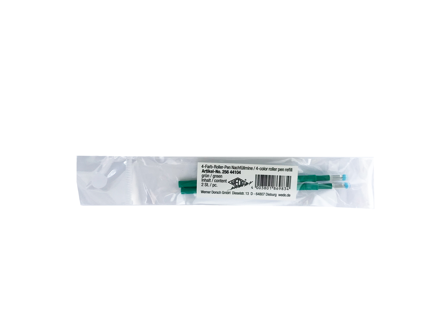 WEDO Mine grün 2er Pack, für Vierfarbstift radierbar