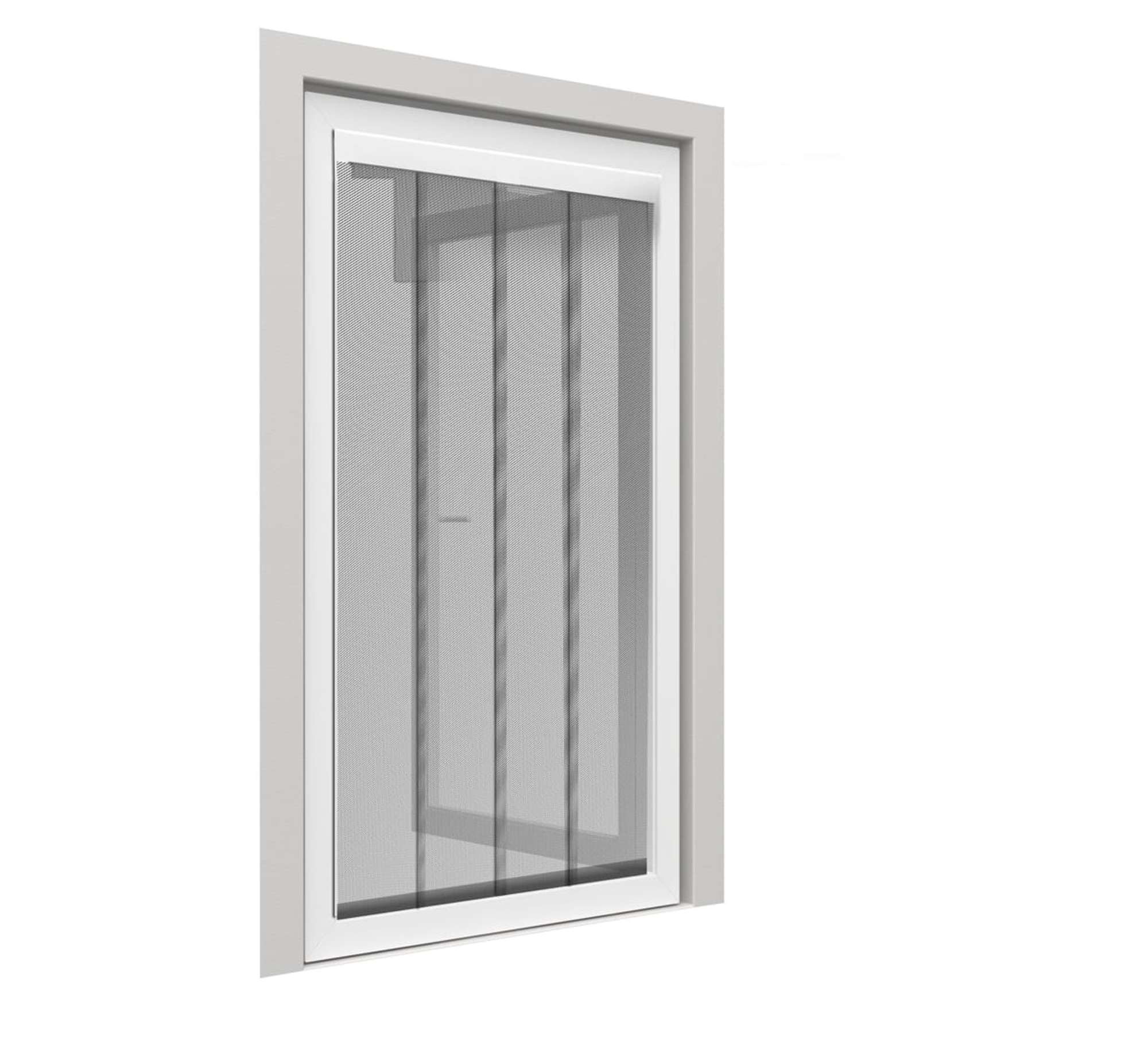 1301-000 IS-Gitter-Tuer 110 x 210 cm anthrazit mit Klettband