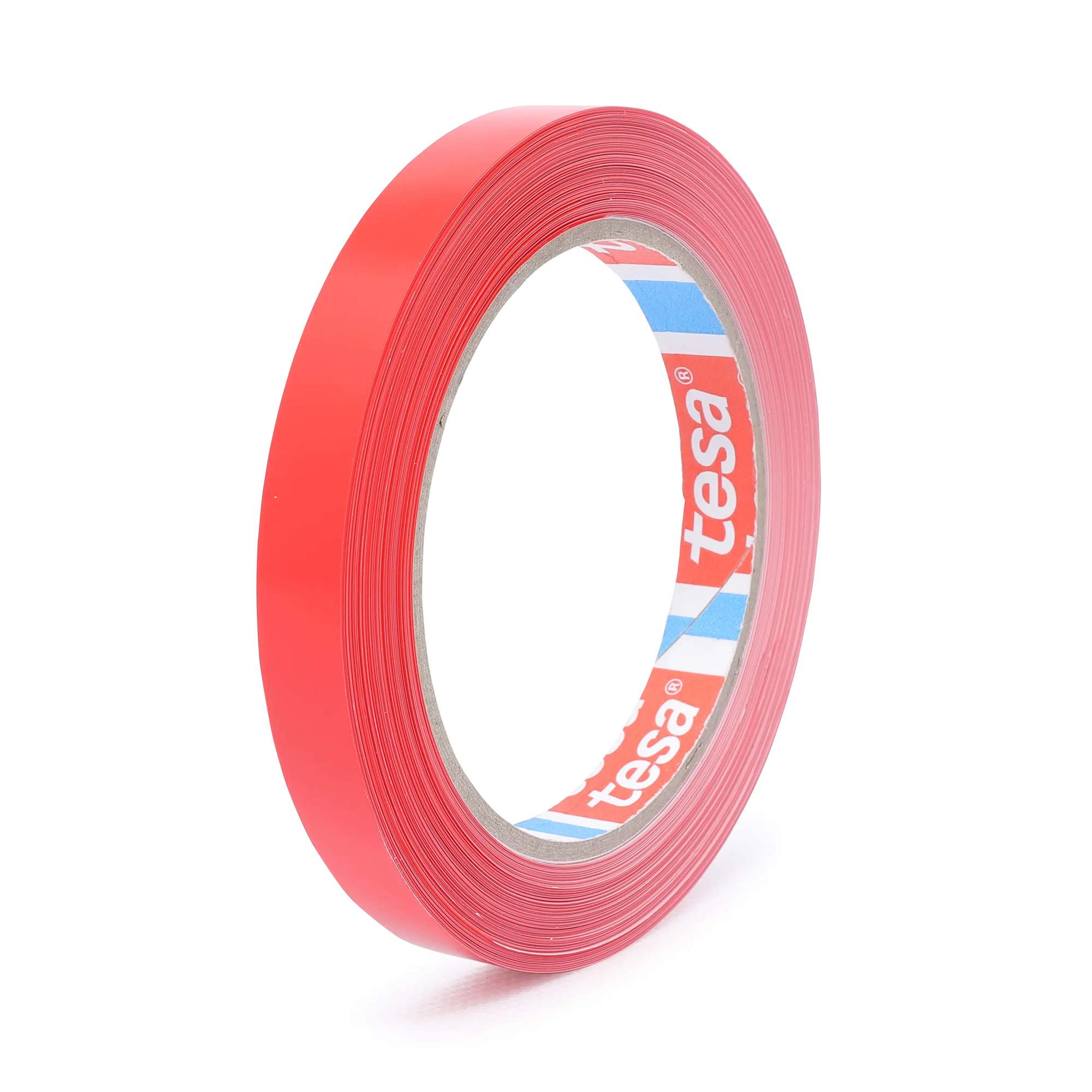 tesa 62204 sPVC für Innenverpackungen, 66 m x 12 mm, rot