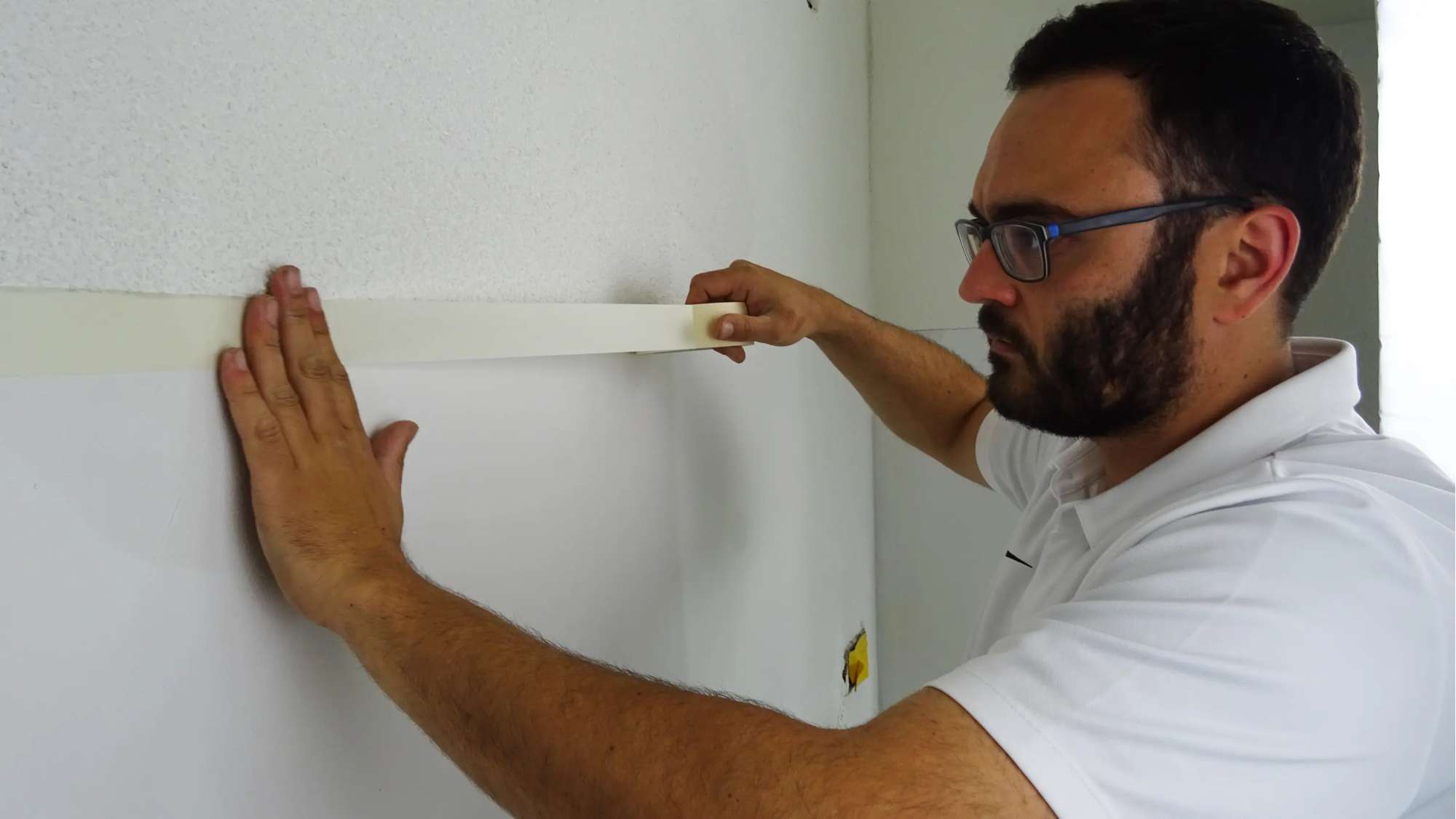 31100-203 gws Maler-Kreppband, Für feine und saubere Farbkanten, 50 m x 38 mm, naturweiß