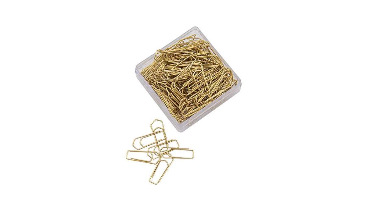 WEDO Büroklammer 26mm f.sort, 1000 St. metall lackiert