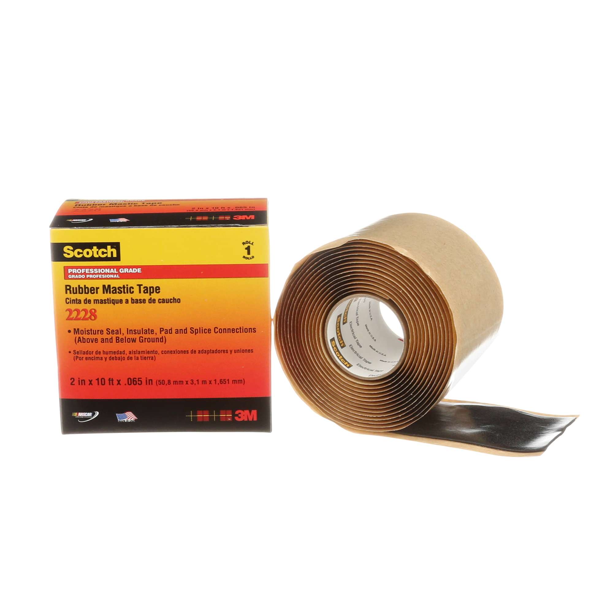 Scotch Buthyl-Kautschuk-Band 2228, 3 m x 50.8 mm, schwarz