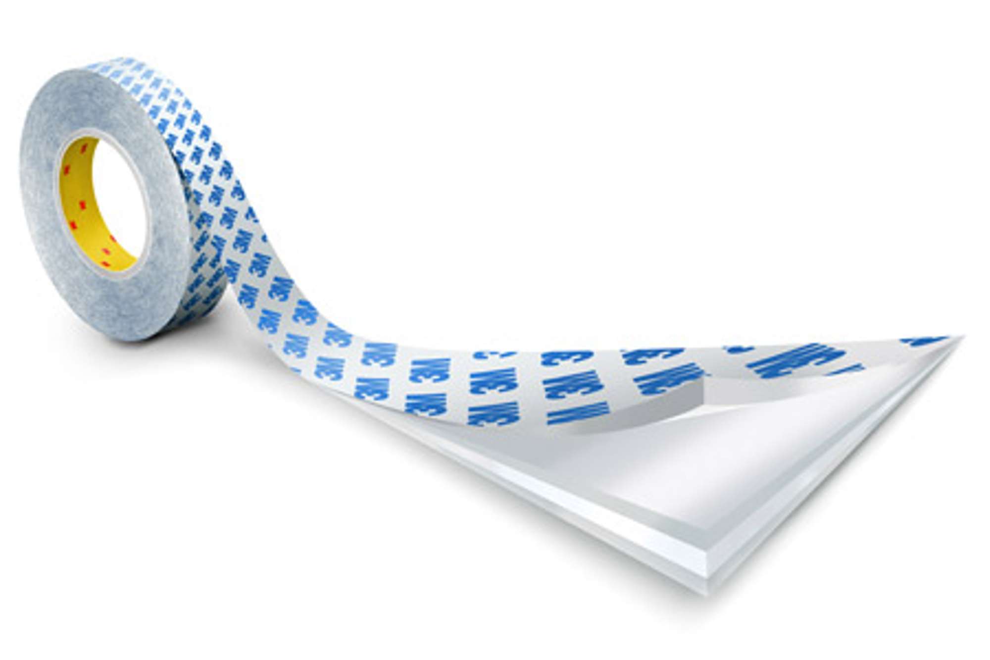 3M90775-710 3M 90775 Papiervliesband doppelseitiges Klebeband, 50 m x 100 mm, weiss