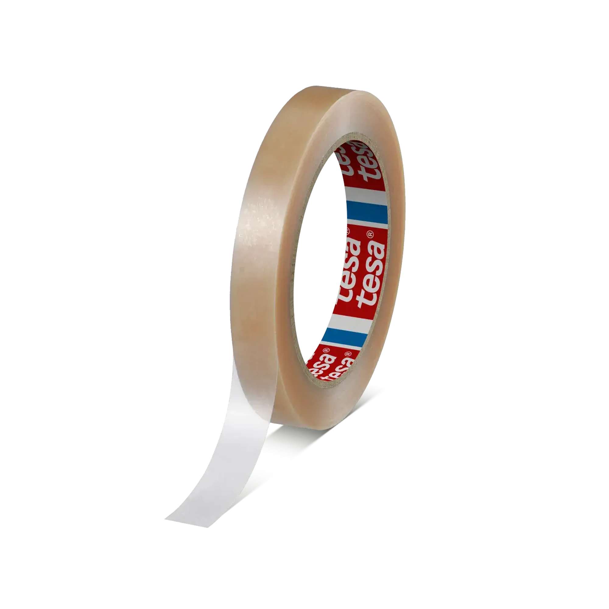 4104-004 tesa 4104 PVC Premium transparenter Packband-Klebefilm, 66 m x 15 mm, transparent