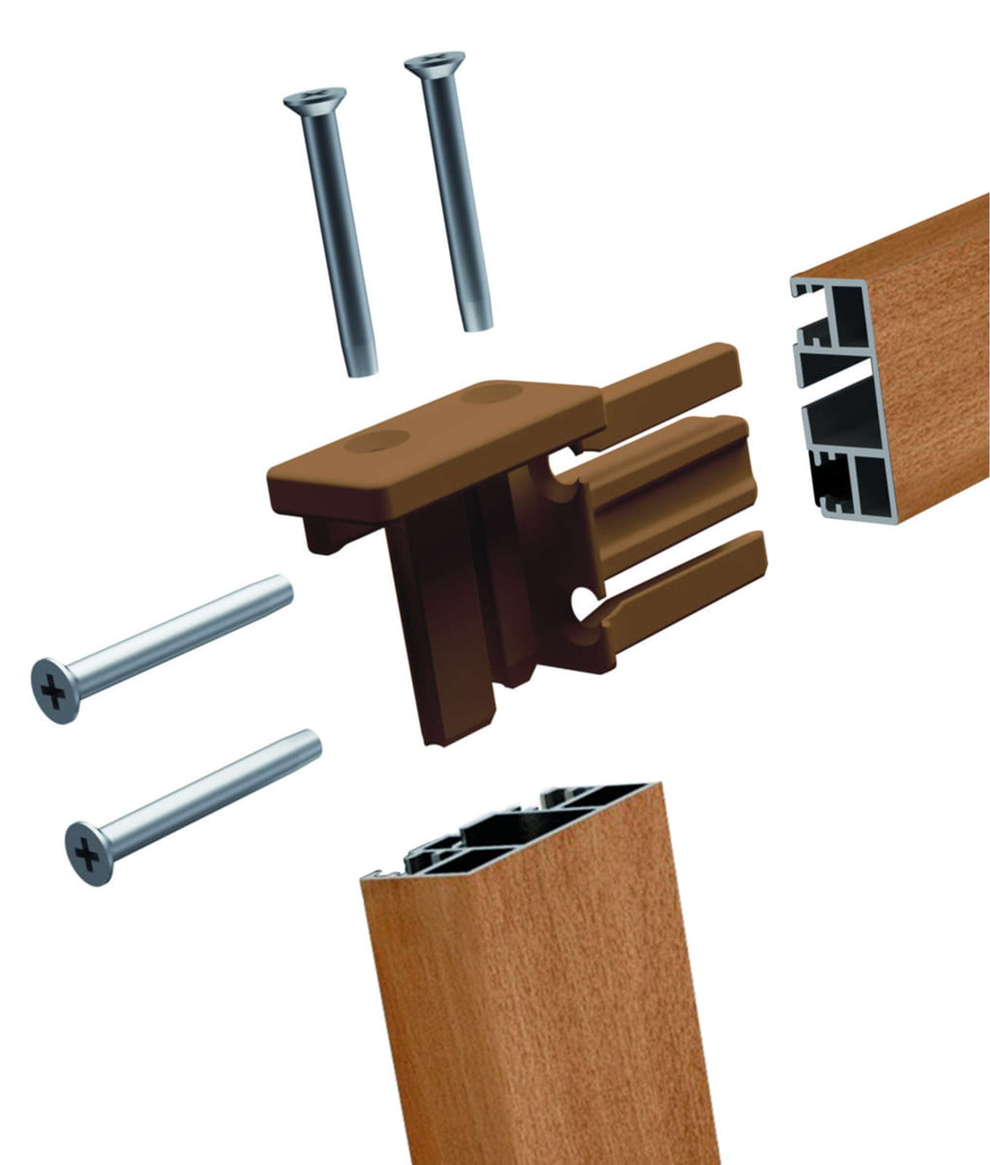 2415-000 easylife Alu-Fenster Holzfurnier natureLINE, 1 m x 1,2 m, holz