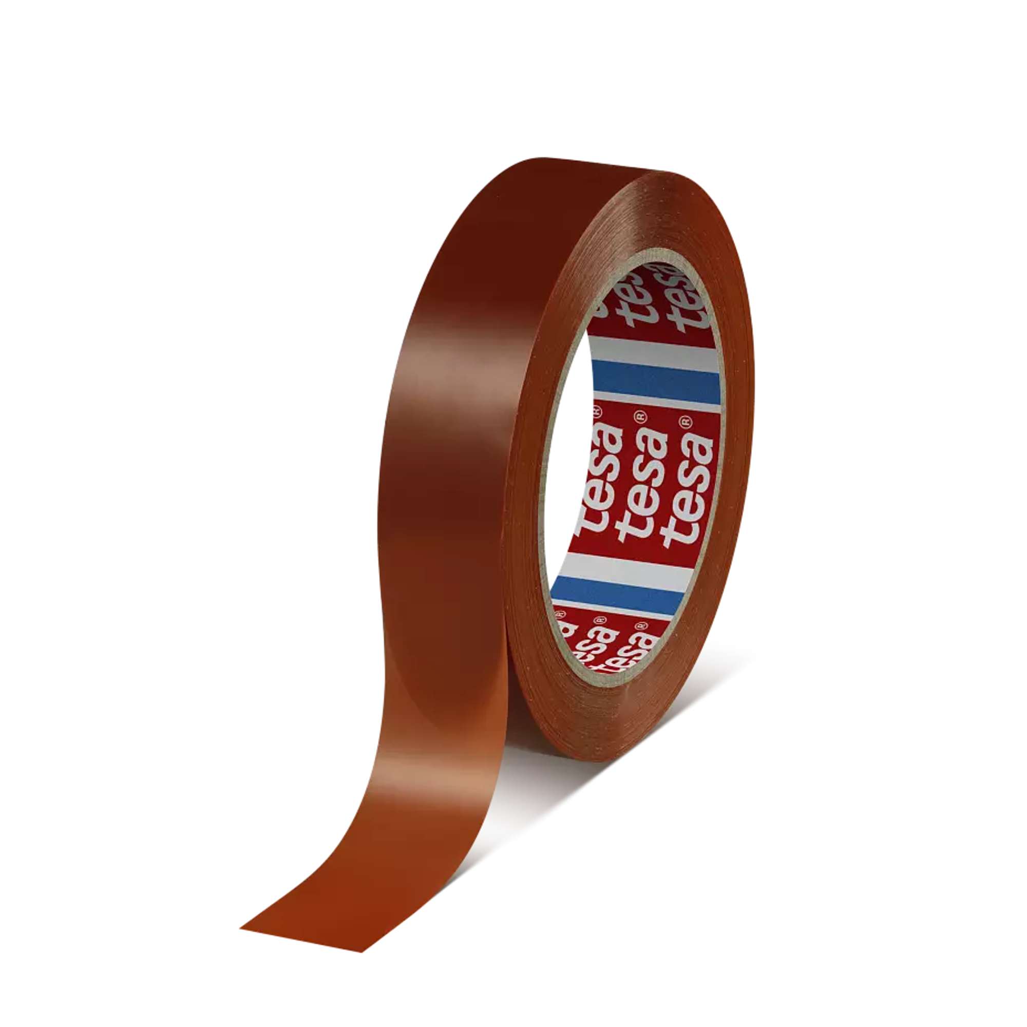 tesa 64286 Reissfestes Strapping-Klebeband, 66 m x 25 mm, orange