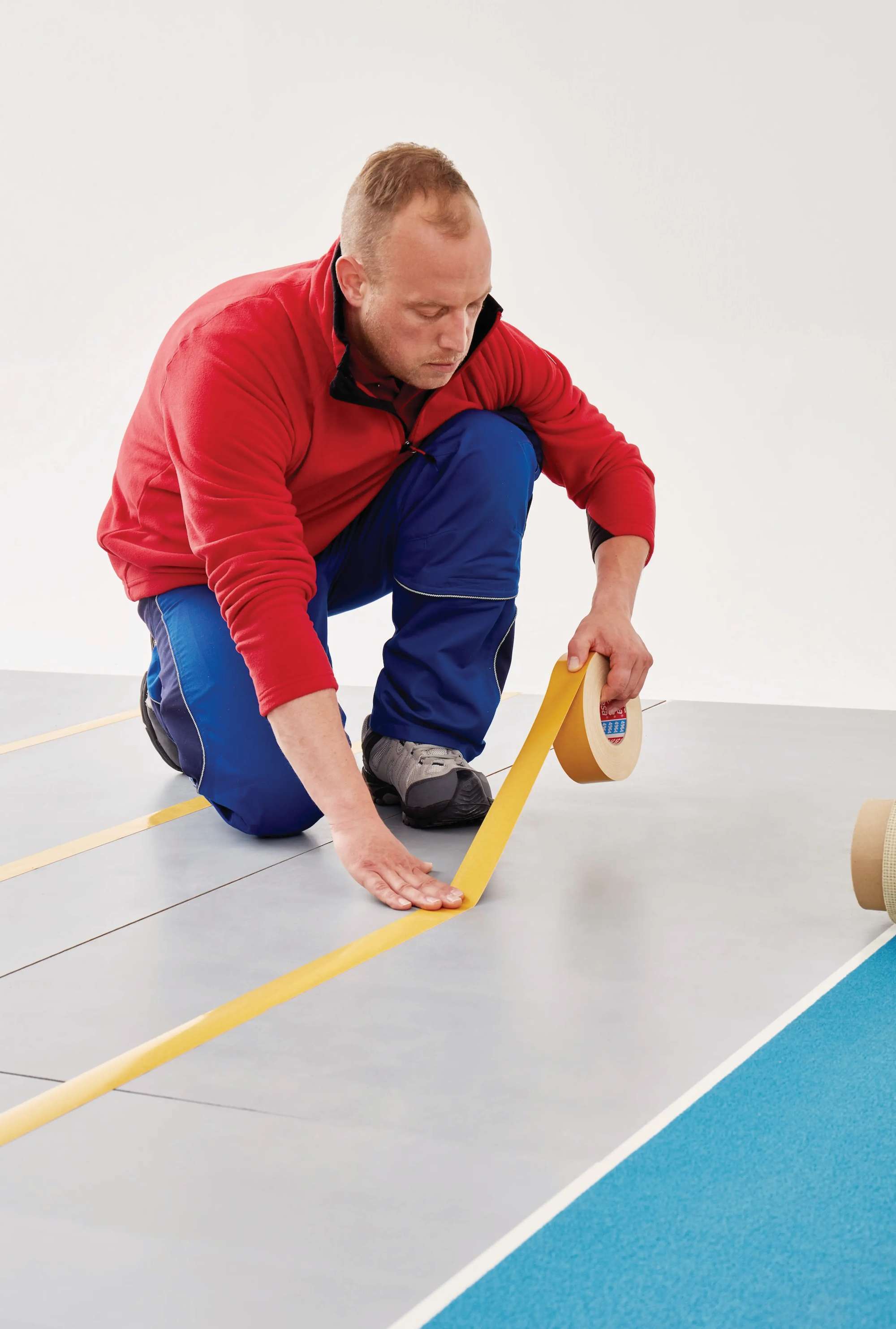 4964-007 tesafix 4964 Verlegeband, 50 m x 50 mm, weiß