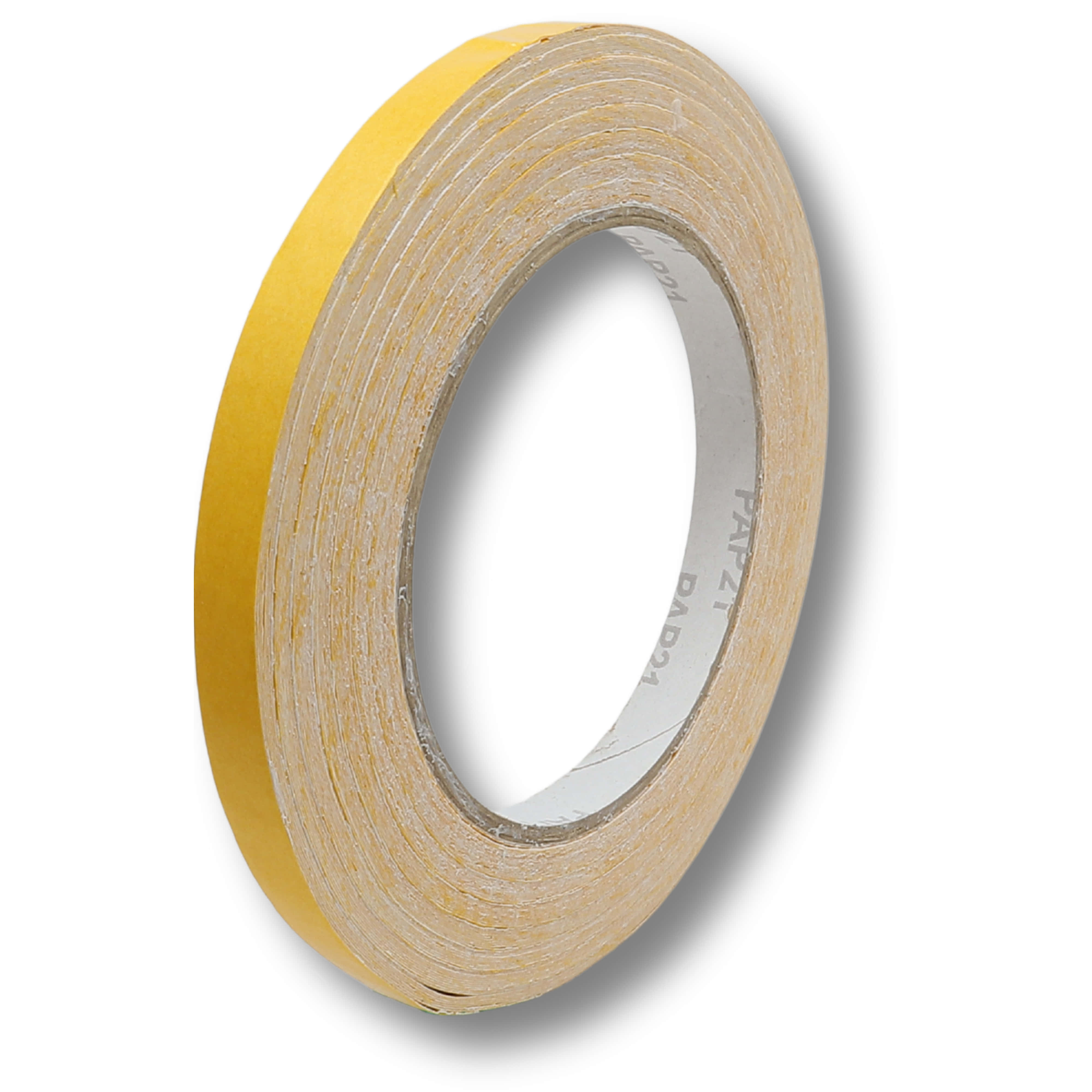 51964-003 gws PET-beschichtetes Doppelseitiges Gewebeband, 25 m x 15 mm, weiß