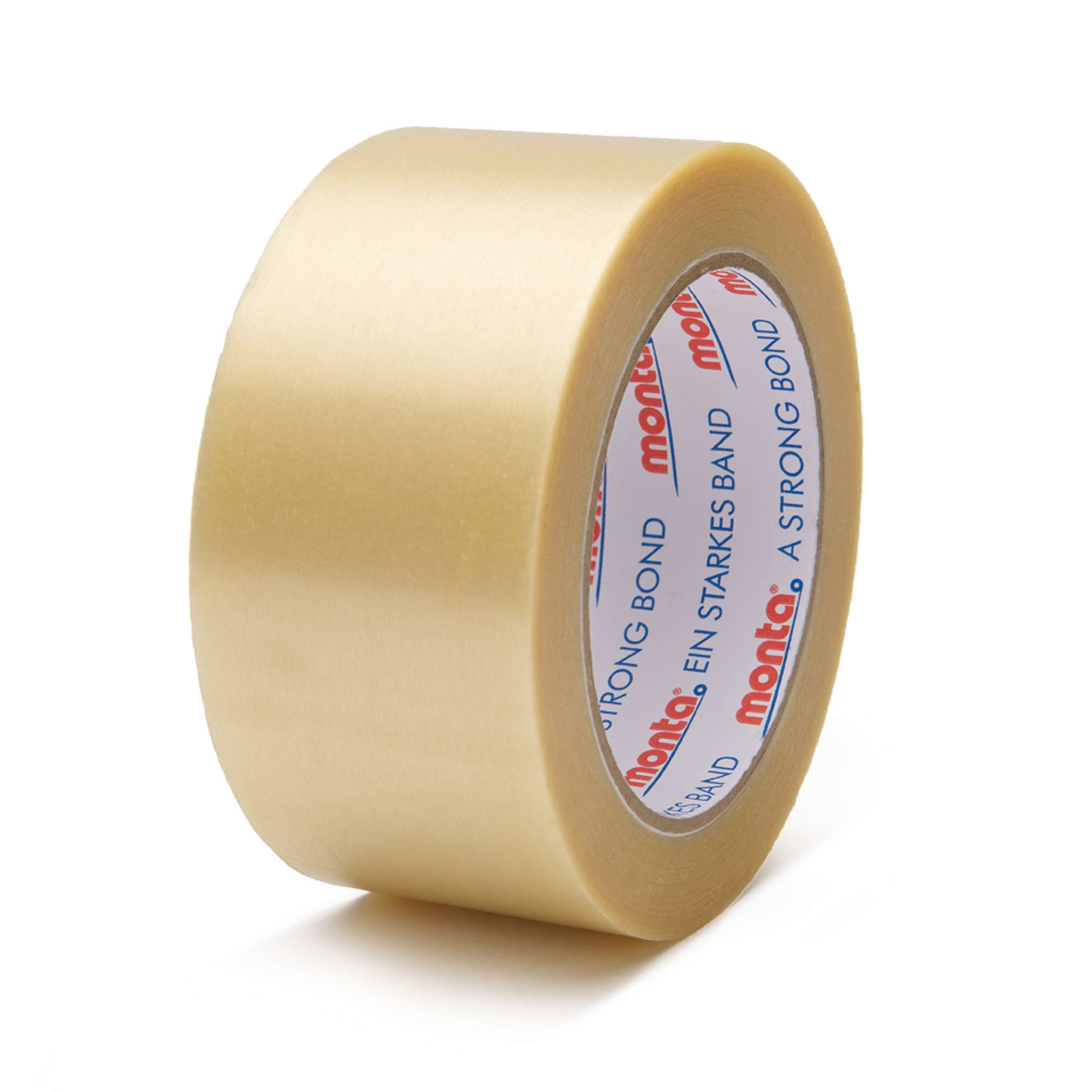 M201-041 monta 201 gepraegtes PVC Paket-Klebeband, 66 m x 50 mm, transparent