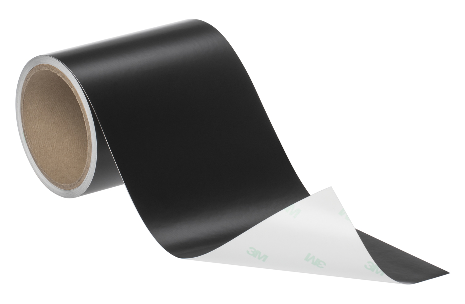 3M Laserbeschriftbare Folie 7847, Schwarz matt/Weiß, 120 mm x 300 m