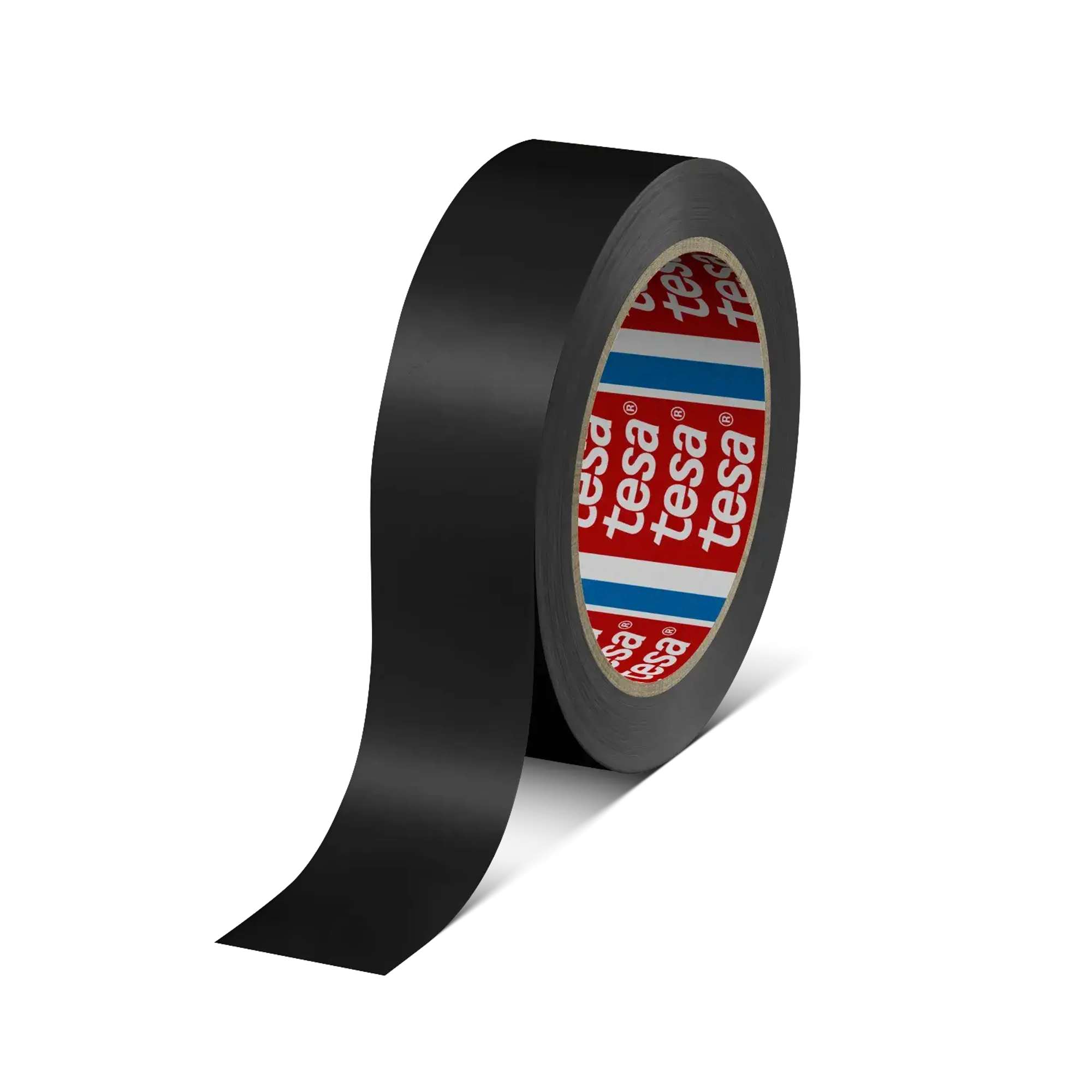 tesa 60404 PVC Klebeband fuer Innenverpackungen, 66 m x 30 mm, schwarz