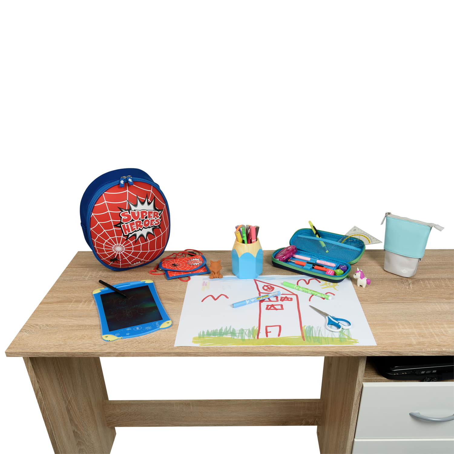 WEDO Köcher Stiftform hellblau