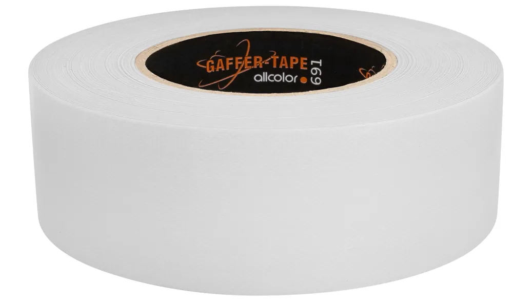 Gaffer-Tape 691 Premium PE-Gewebeklebeband, matt, 50 m x 50 mm, weiss