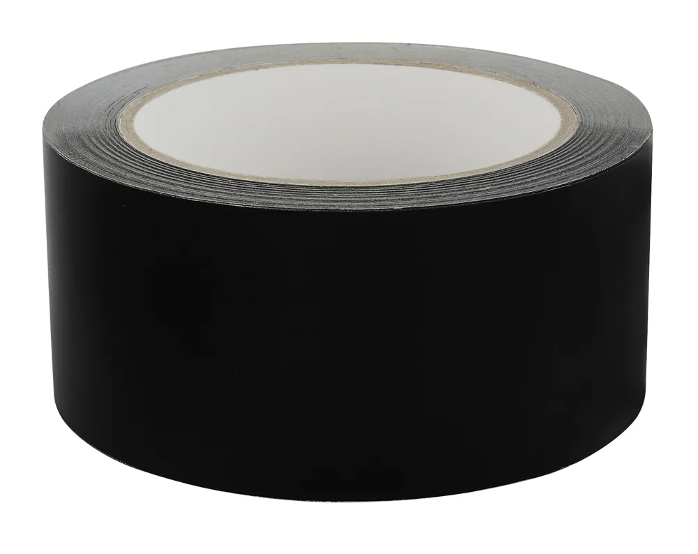 Gaffer-Tape 990 Blacktak Aulmunium-Klebeband für Bühnenbeleuchtung, 25 m x 50 mm, schwarz