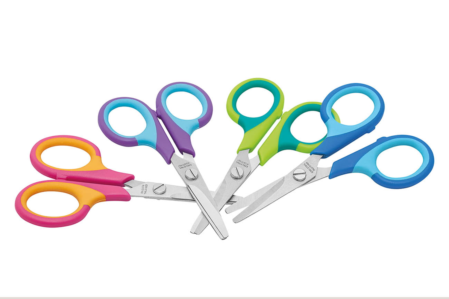 WEDO Bastelschere rund f.sort, Kinderschere Soft-Kid SB