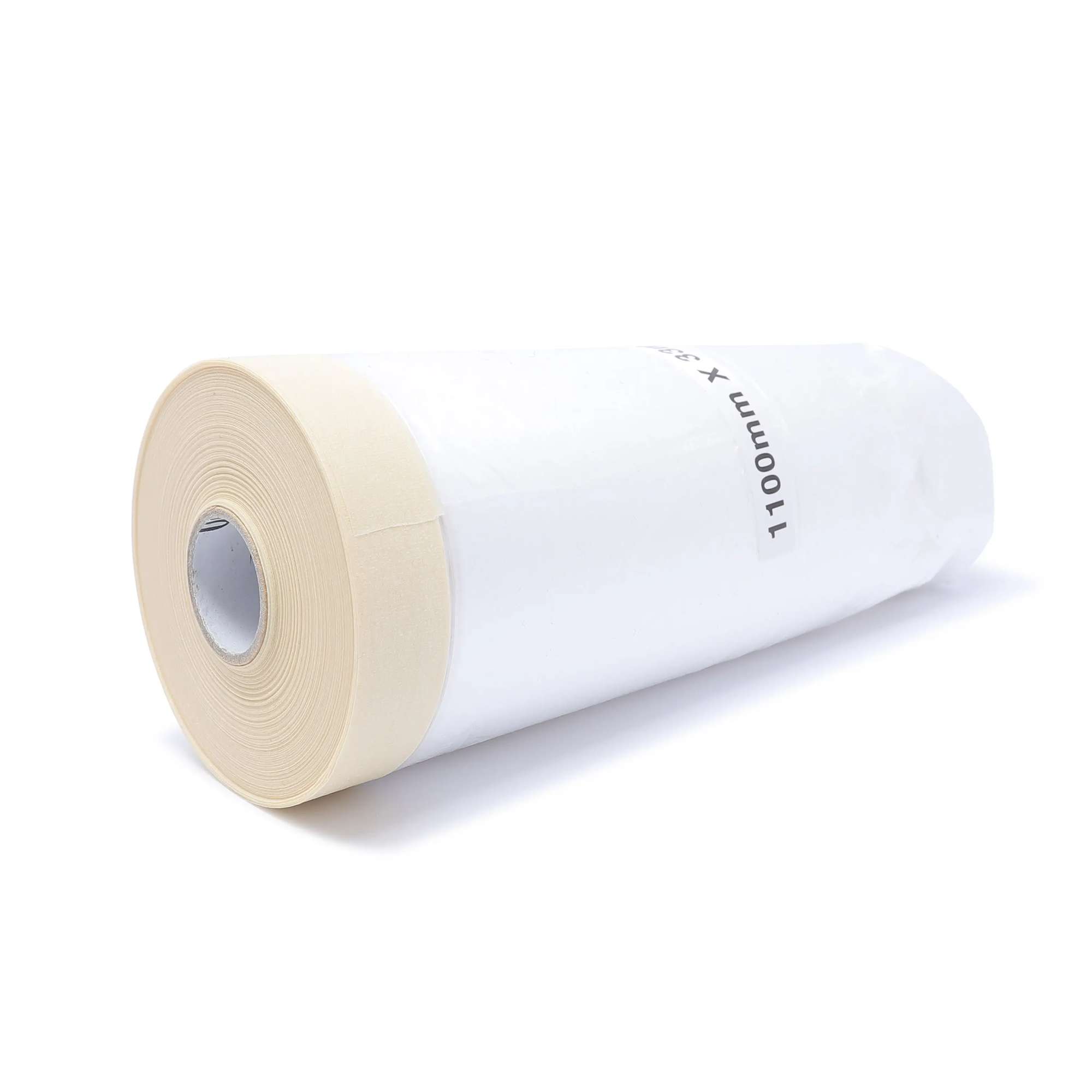 30311-003 gws Maler-Abdeckfolie mit Kreppklebeband, 33 m x 1100 mm, gelblich