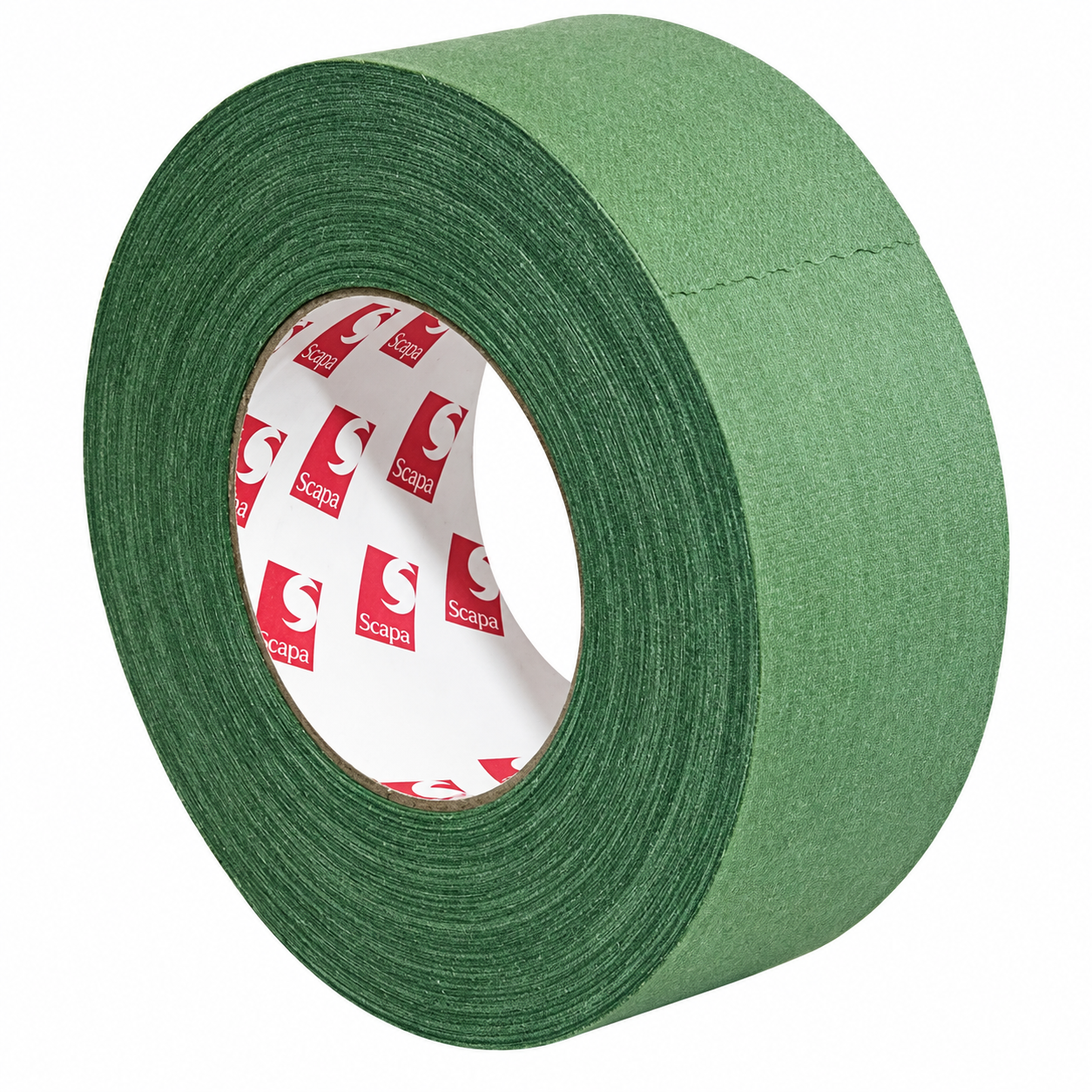 Scapa 3302 Unbeschichtetes Allzweck‐Gewebeklebeband, 19 mm x 50 m, grün