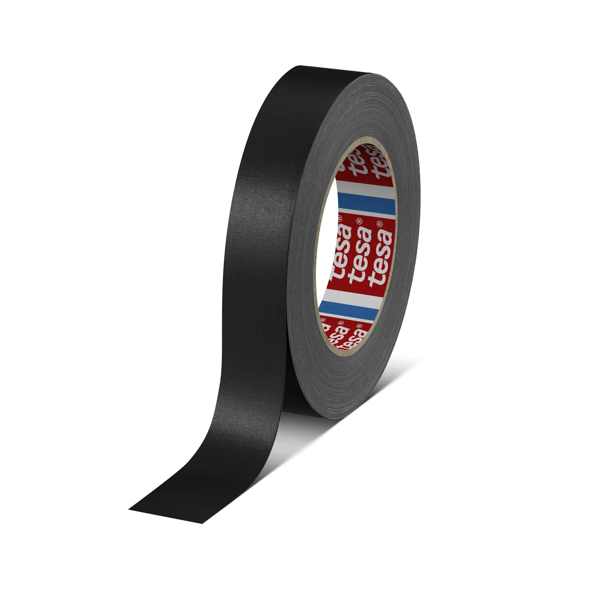 4651-002 tesaband 4651 Premium Gewebeband, 25 m x 25 mm, schwarz