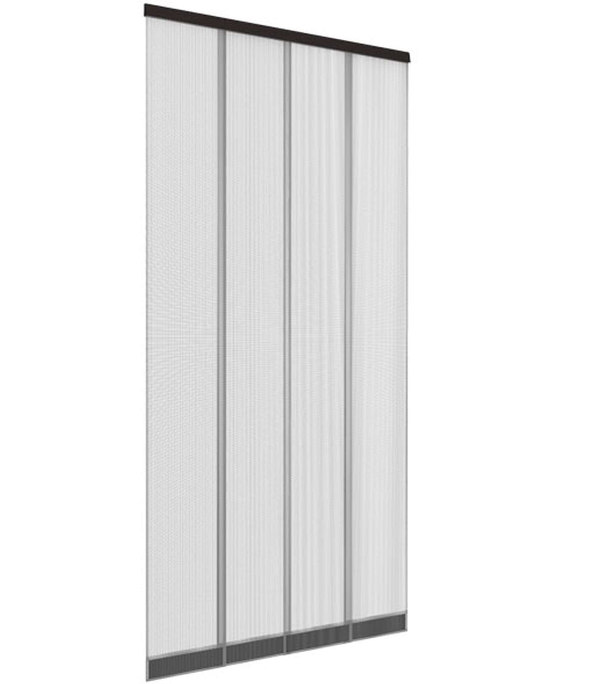 1342-000 IS-Alu-Klemm-Lamellenvorhang Fiberglas 125 x 220 cm anthrazitgrau proLINE