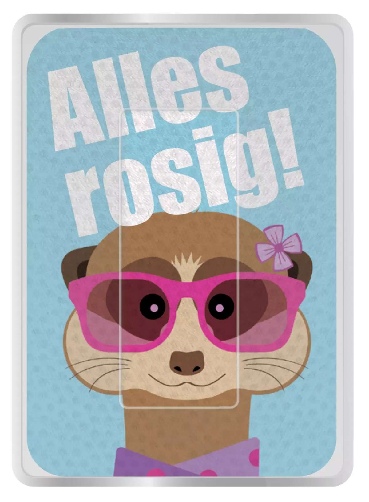 WEDO PocketCleaner blau, Alles rosig