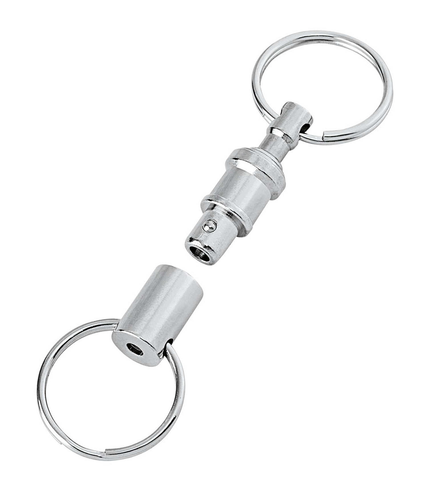 WEDO Schlüsselhalter si, 2 Ringe mit Kupplung