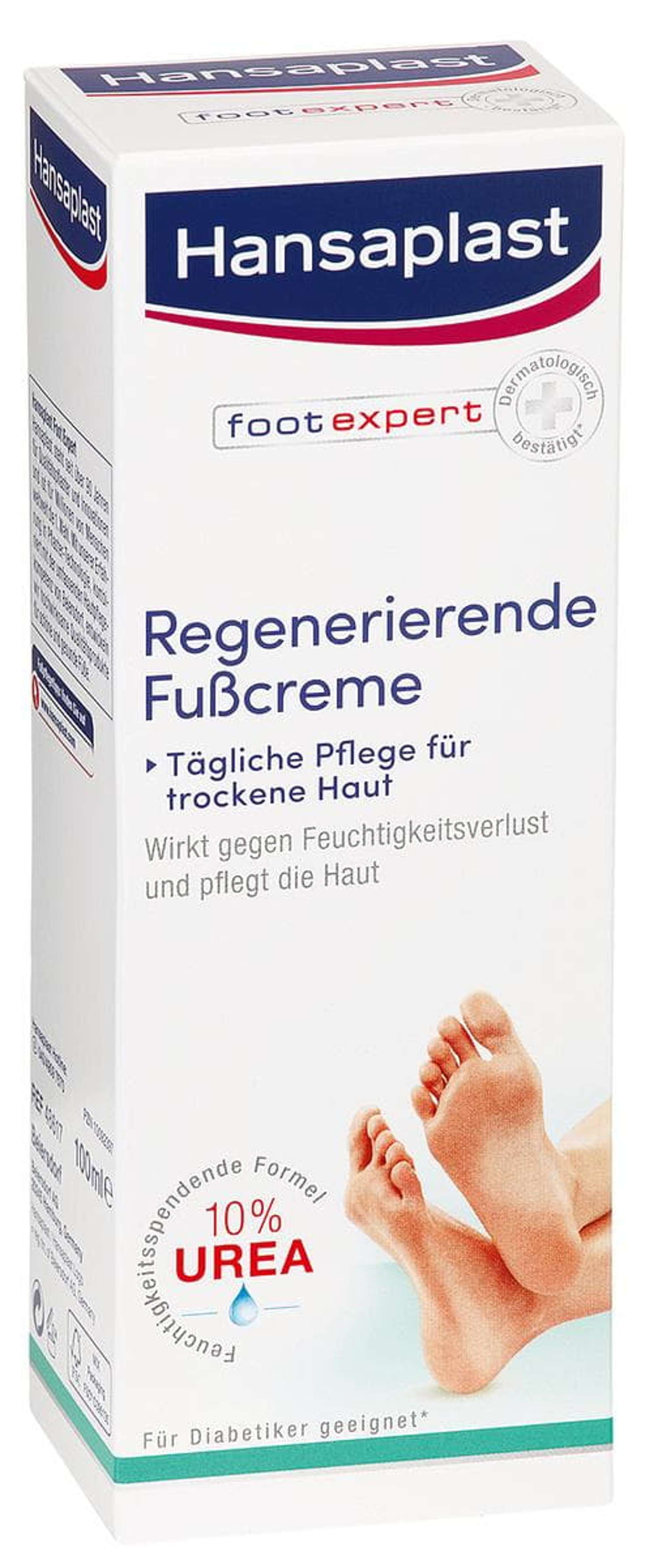 Hansaplast Regenerierende Fußcreme 10% Urea, 100 ml