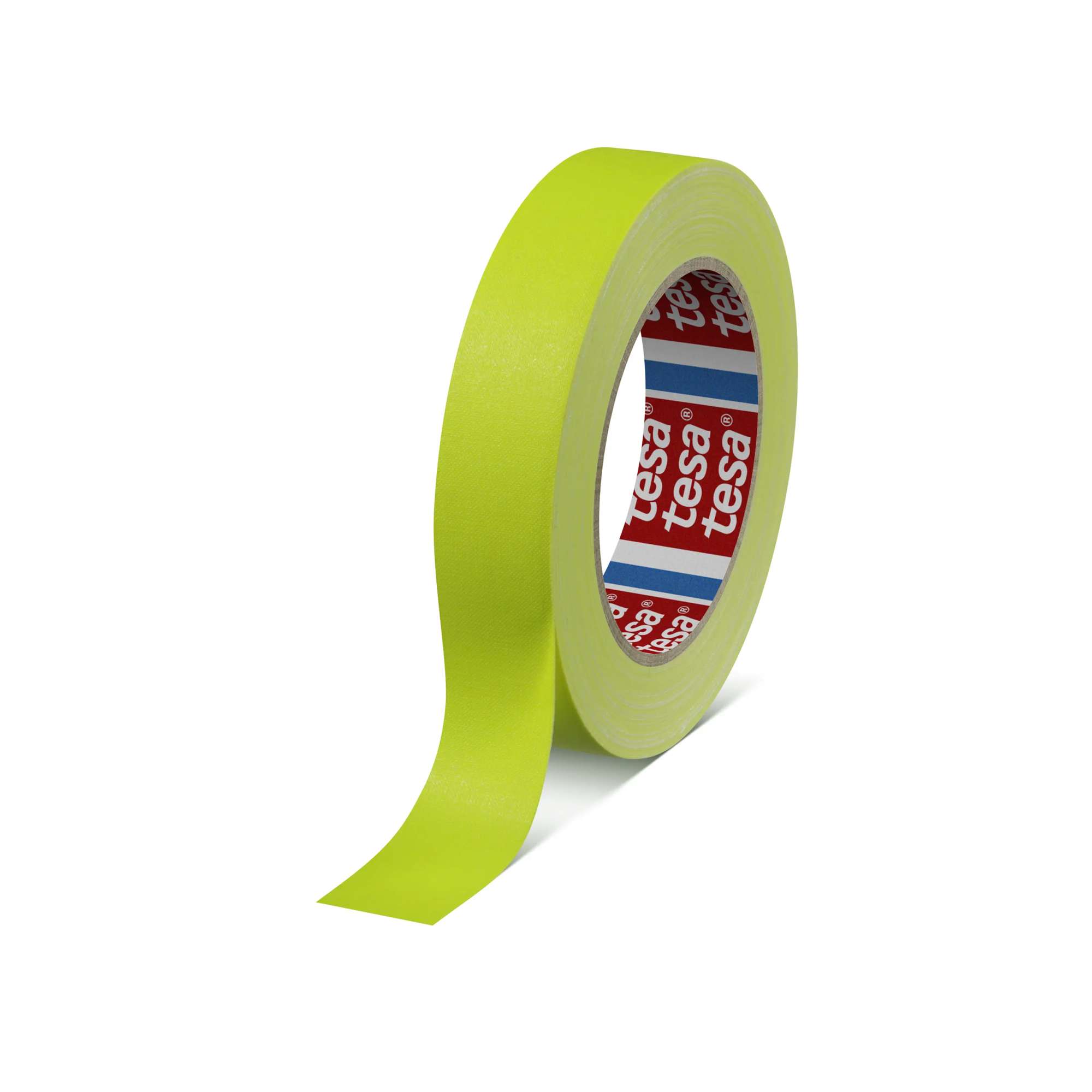 4671-006 tesa 4671 Acrylatbeschichtetes Gewebeband, 25 m x 25 mm, fluoresz.-gelb