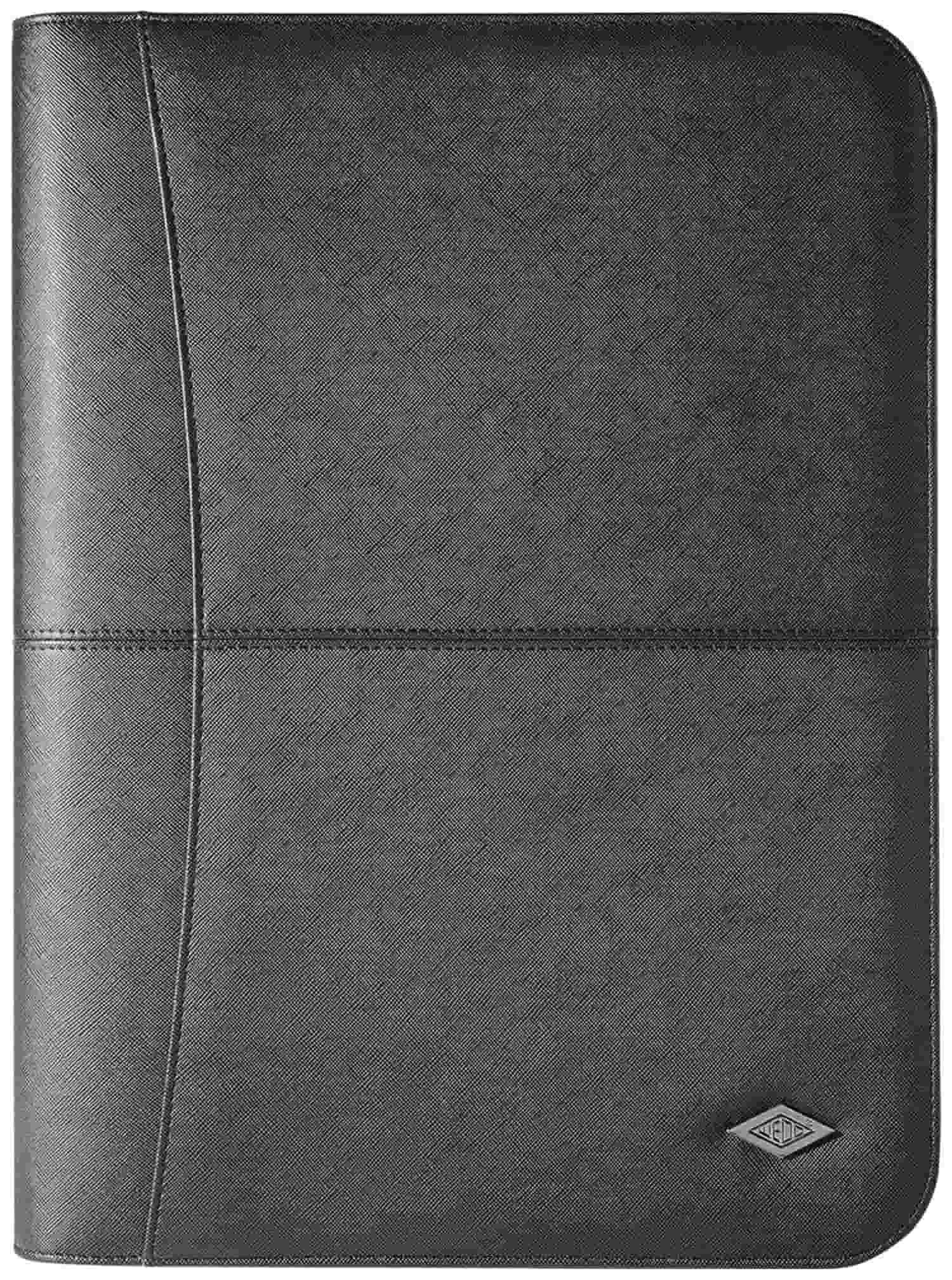 WEDO Konferenzmappe Accento A4, sw mit Block