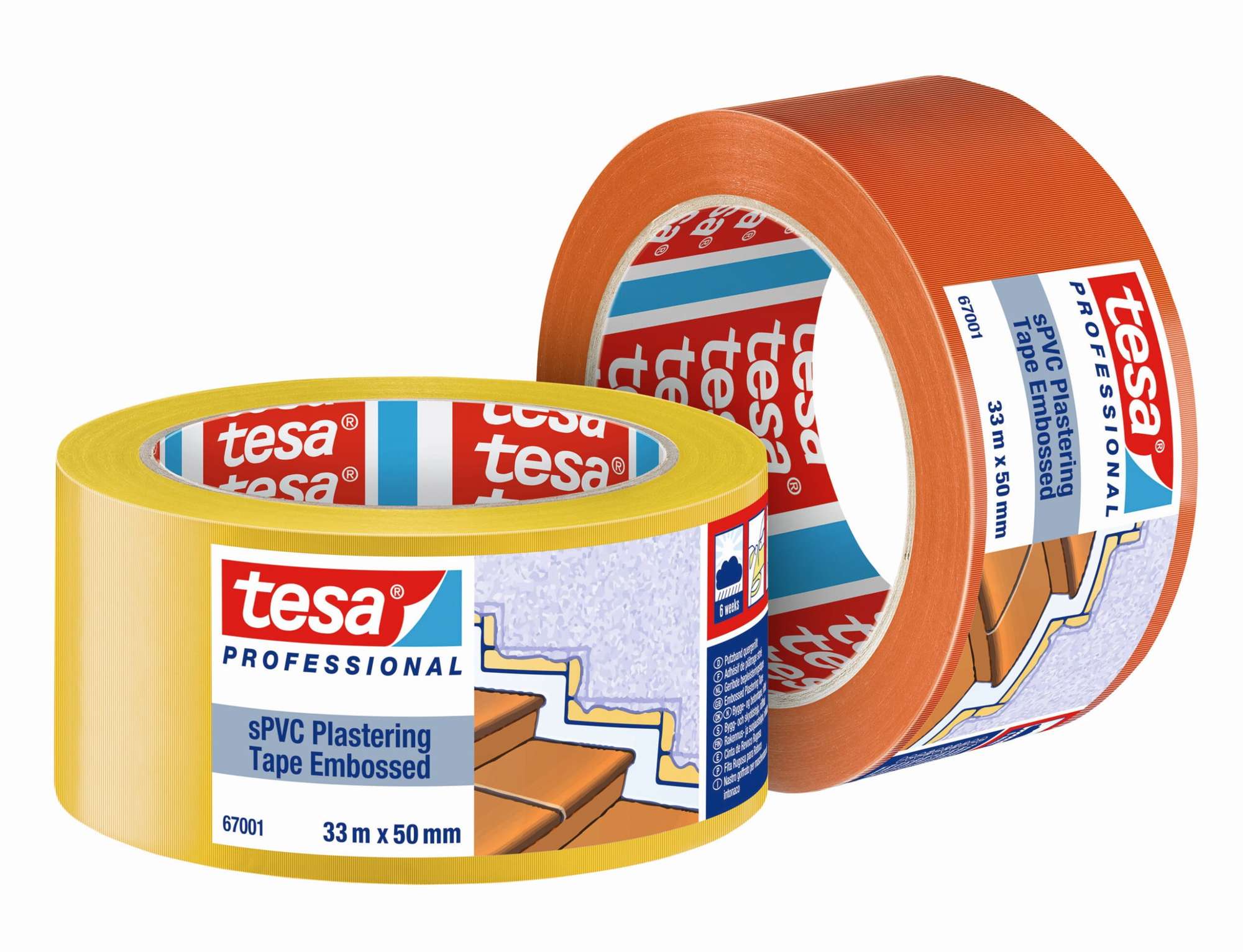 67001-PARENT tesa 67001 Putzband quergerillt PVC