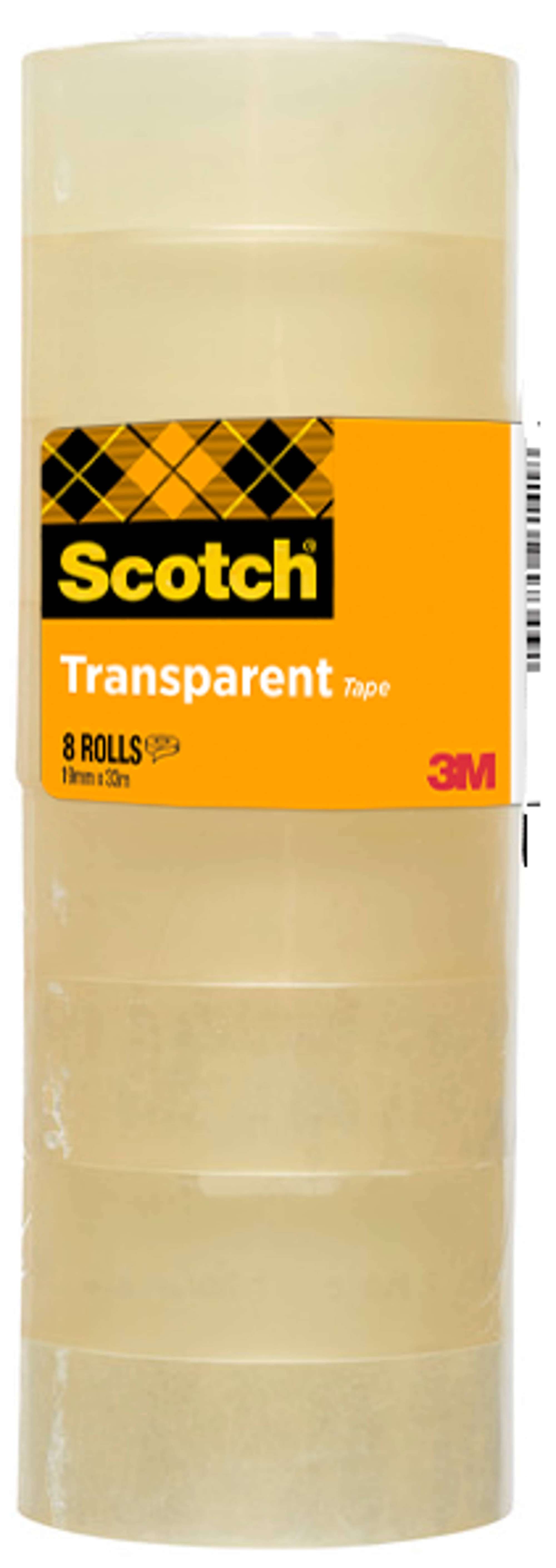 3M Scotch 508 Klebeband, leicht abreißbar, 33 m x 19 mm, transparent