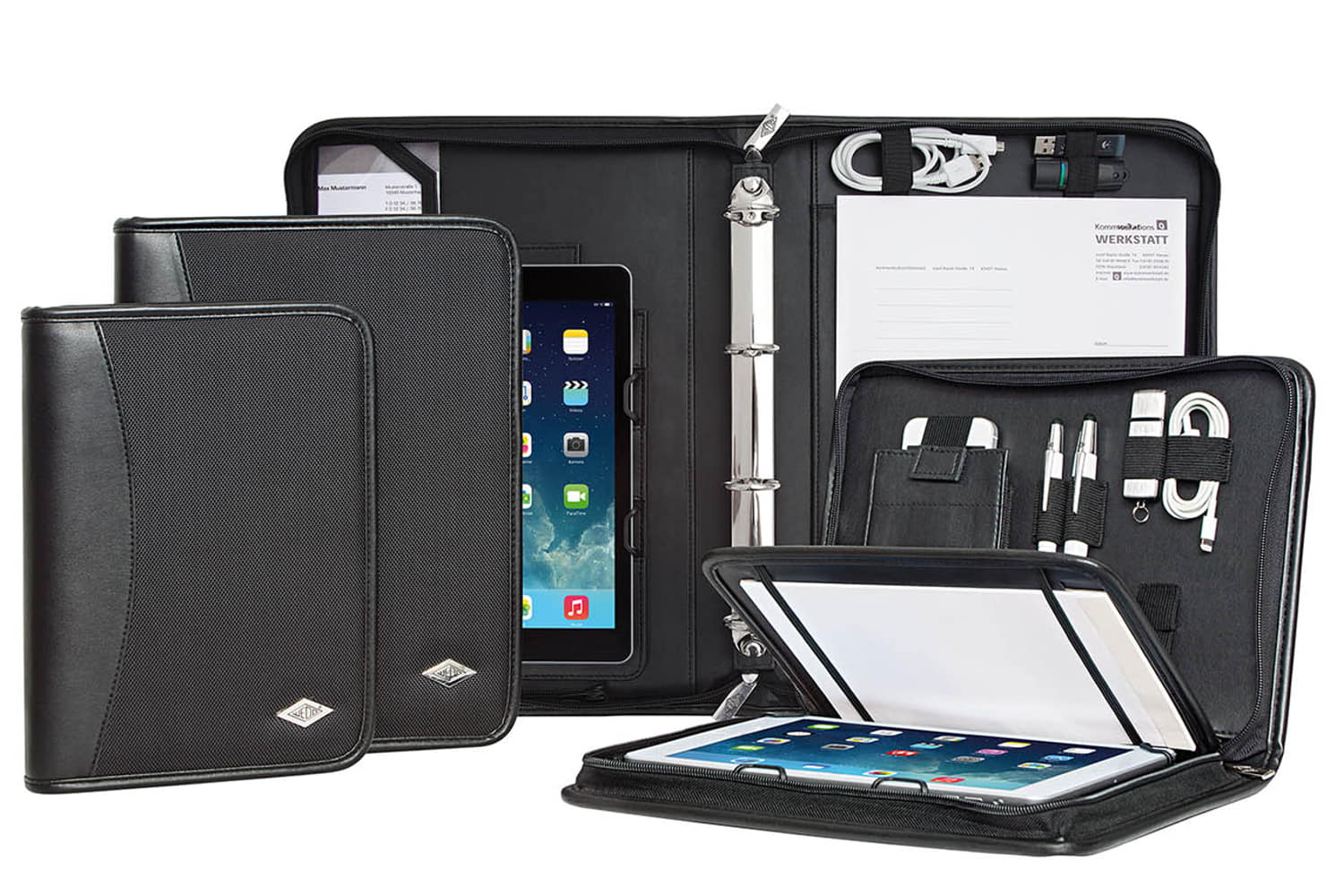 WEDO Tablet Organizer A4 sw Elegance, Universal ab 24 bis 26 cm