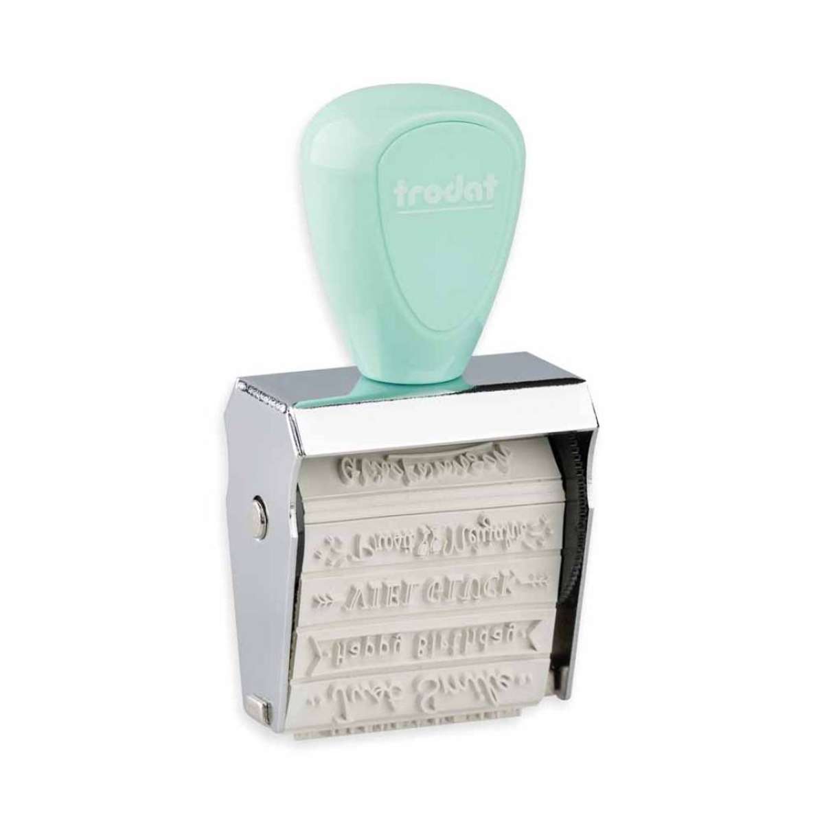 WEDO Trodat Creative Stempel SB, Text Beste Wünsche / grün