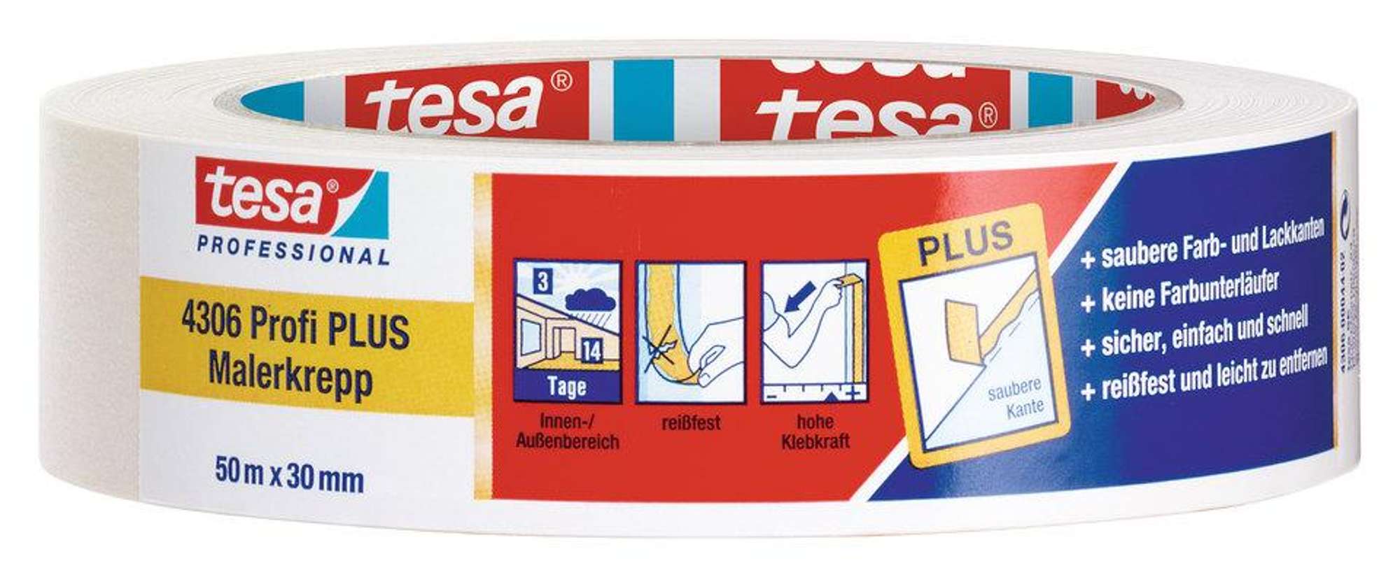 tesa 4306 Profi PLUS Malerkrepp