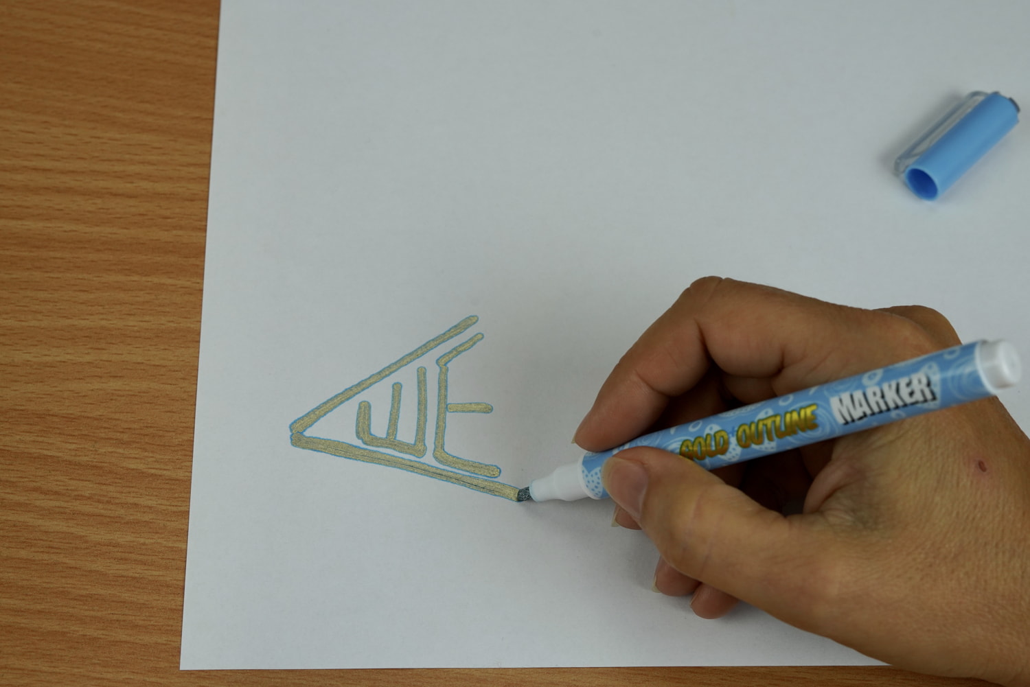 WEDO Kreativ-Marker Gold+Outline, 6er Set sortiert